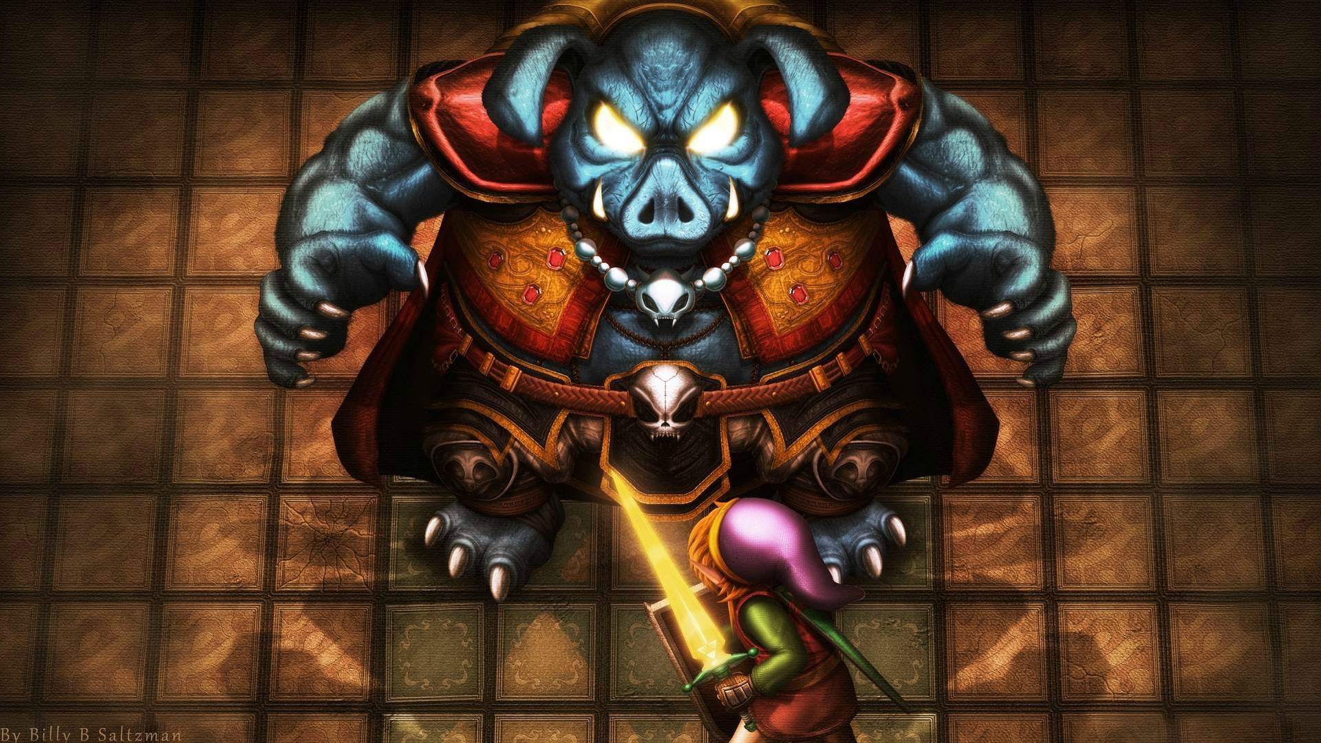 1080P, The Legend of Zelda, Ganon, Link, HD Wallpaper