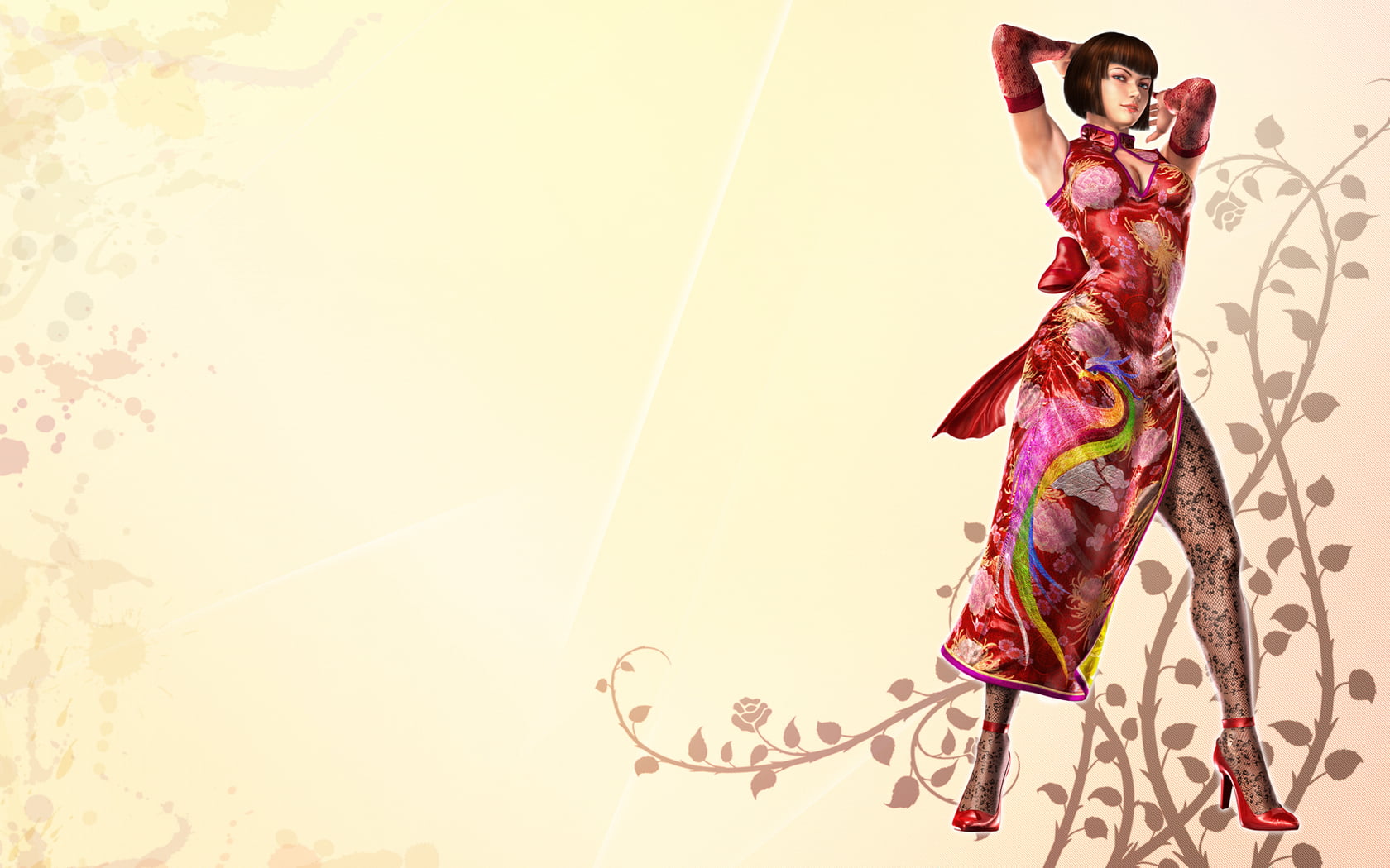 text, copy space, arms up, decoration, 720P, multi colored, representation, traditional clothing, communication, Tekken, event, video games, fantasy art, HD Wallpaper