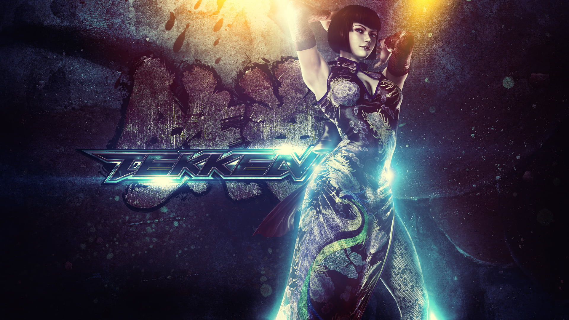anna, technology, light - natural phenomenon, adult, holding, tekken, one person, wireless technology, standing, video game, illuminated, weapon, front view, HD Wallpaper