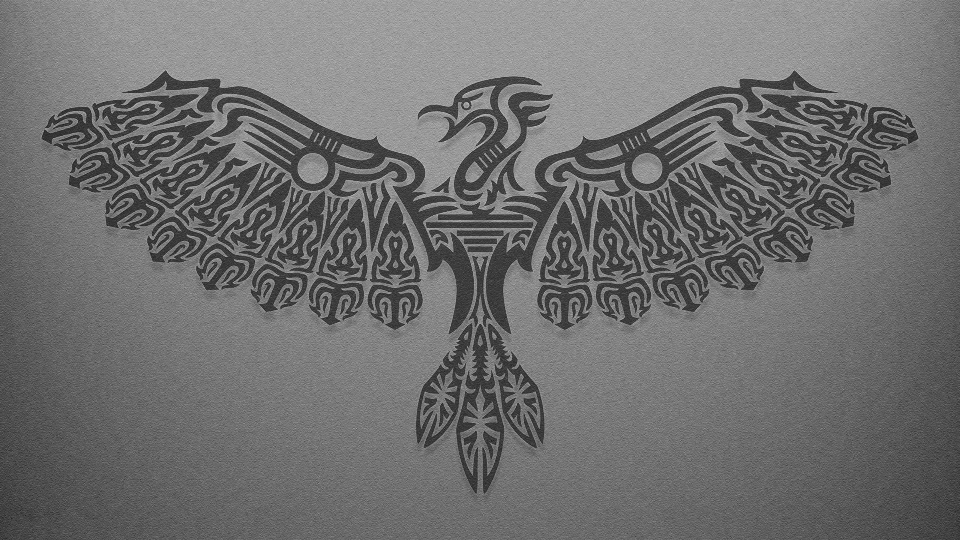 birds, 1080P, tribal, fantasy art, HD Wallpaper