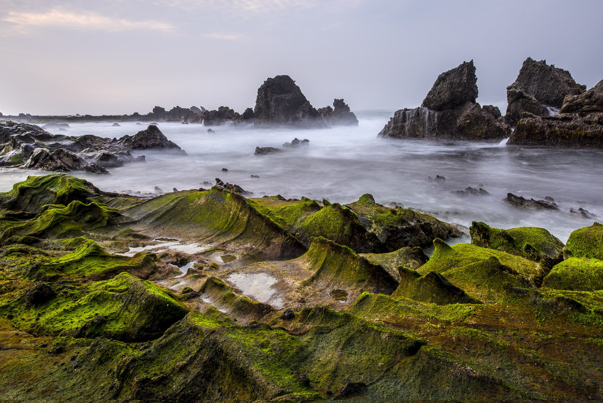the rocks, nature, solid, sunrise, travel destinations, travel, environment, rock - object, water, beauty in nature, stone, landscape, plant, land, outdoors, HD Wallpaper