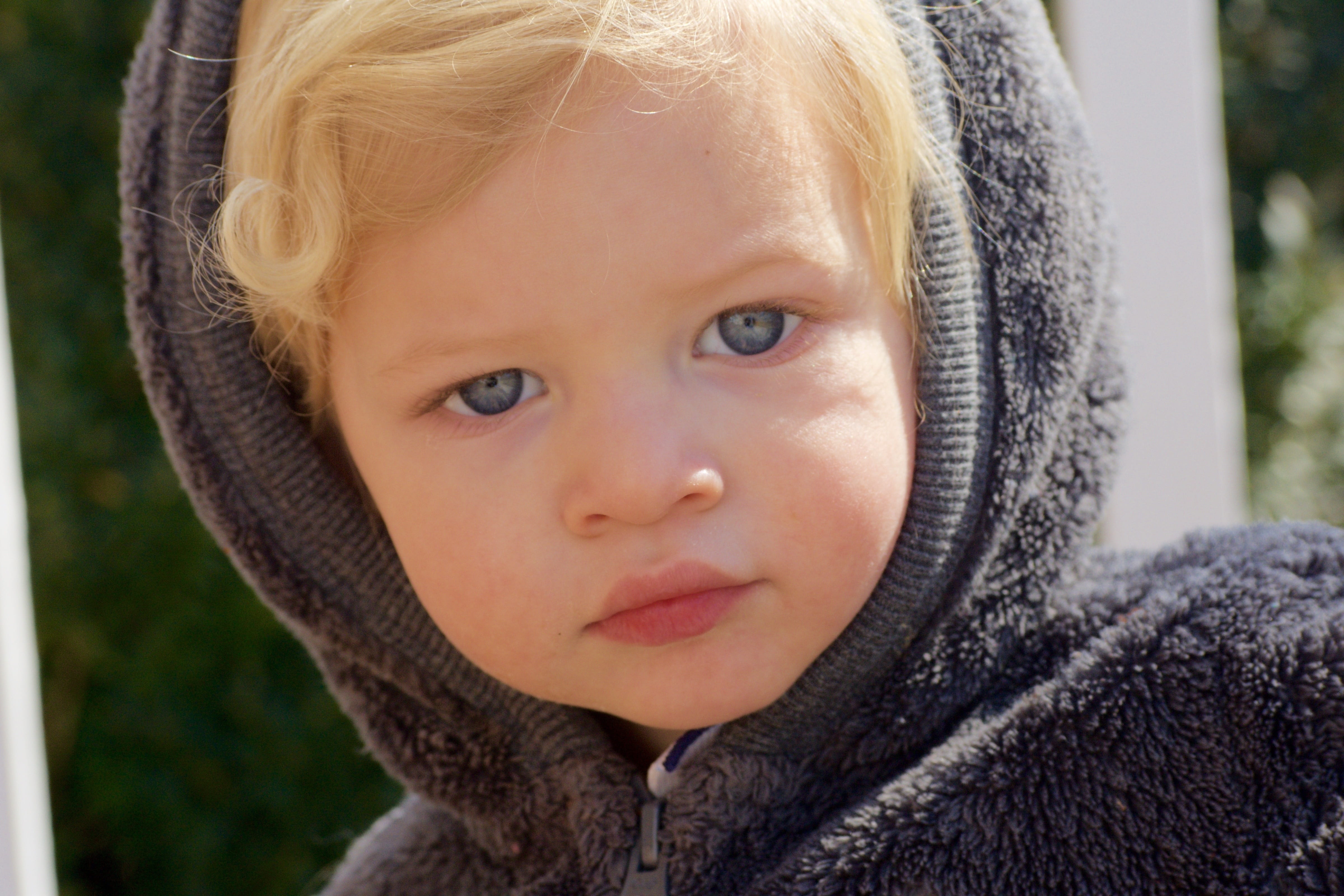 cute, serious, sadness, looking at camera, baby, 4K, grandson, close-up, emotion, warm clothing, one person, child, human face, innocence, blue eyes, eye, HD Wallpaper
