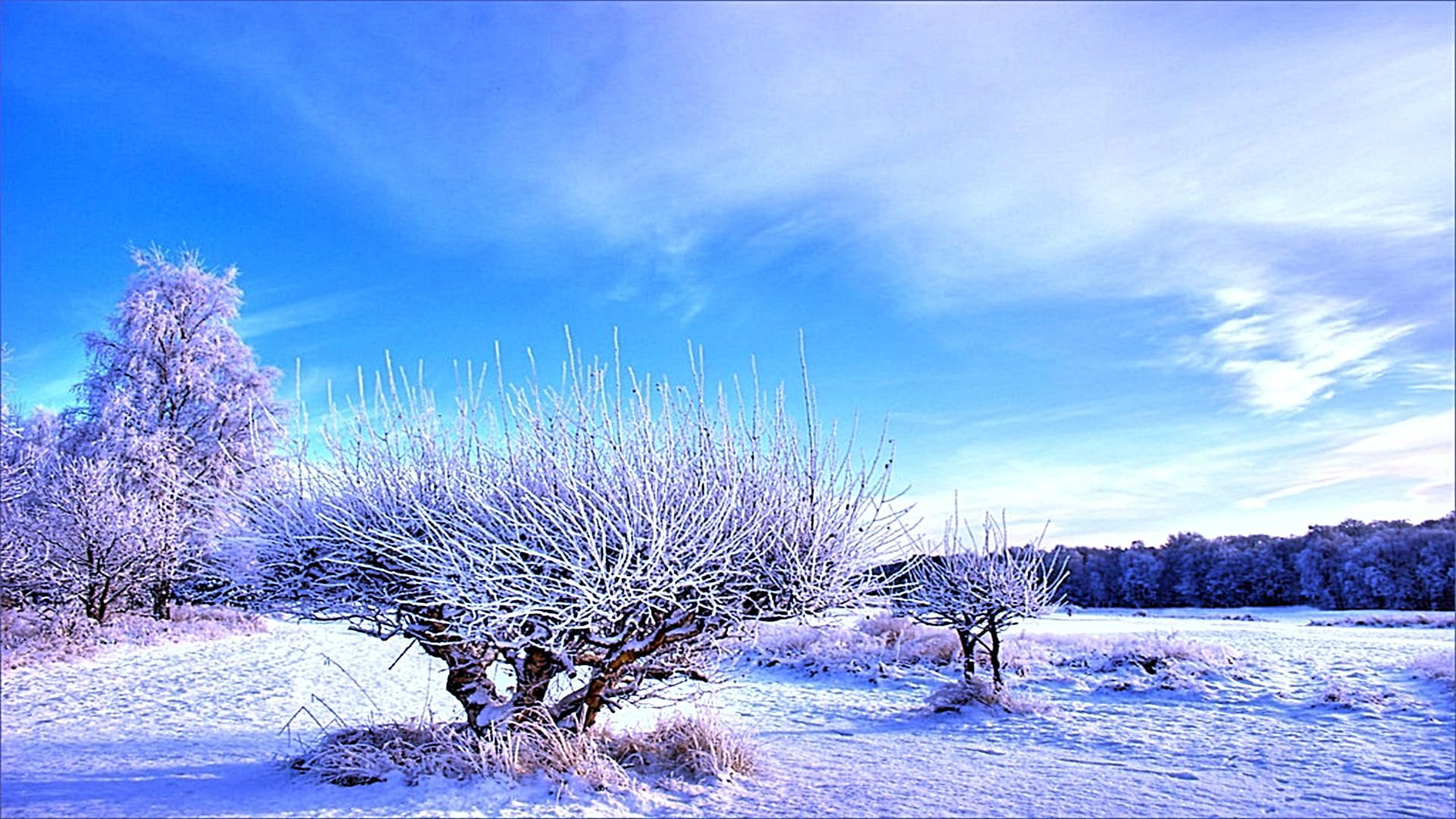 mid, 3d and abstract, breezing, lovely, cool, winter, blue, 1080P, HD Wallpaper