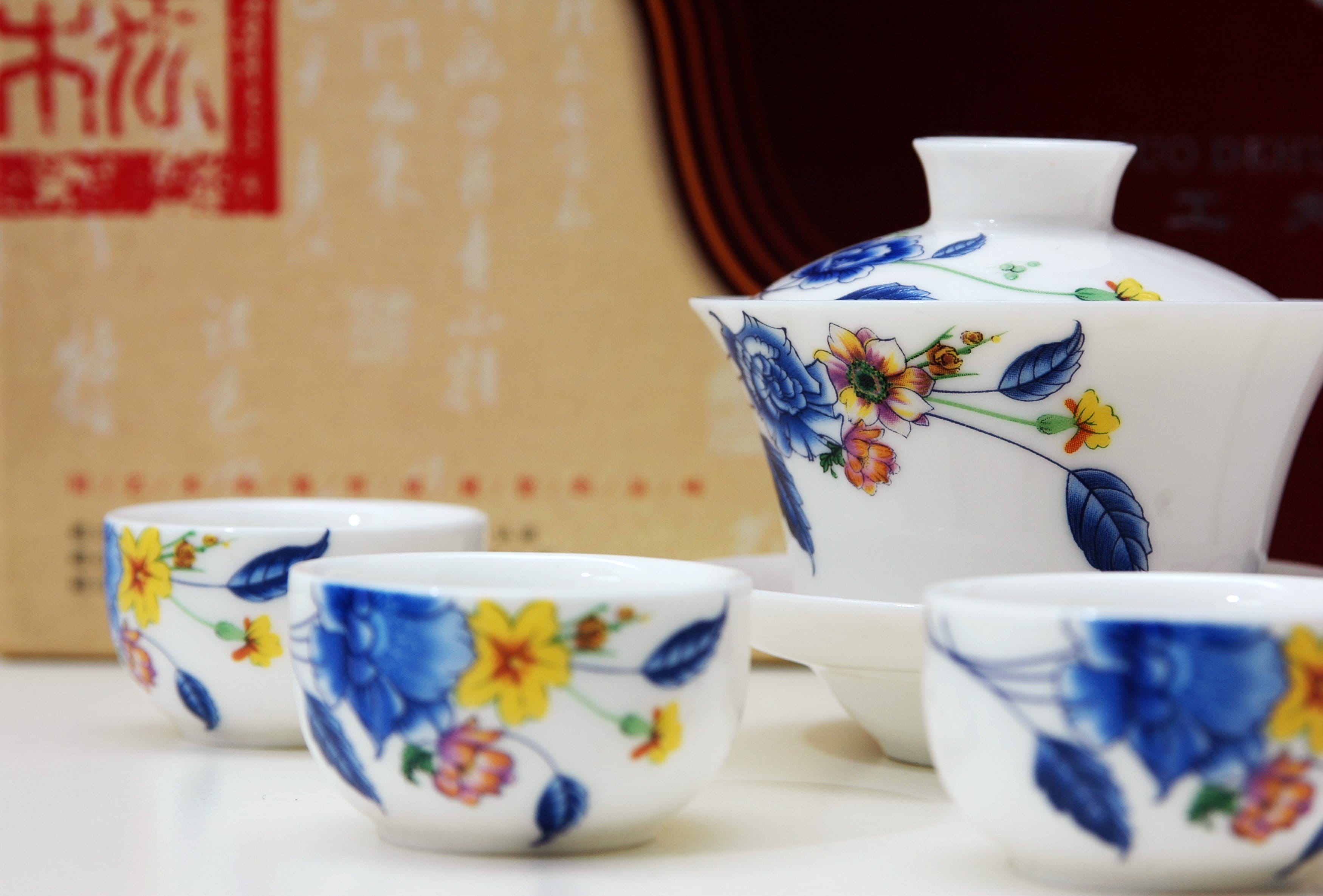 practise using, Nanjing, mug, crockery, food and drink, tea, 2K, domestic room, close-up, floral pattern, indoors, porcelain, tea - hot drink, drink, art and craft, HD Wallpaper