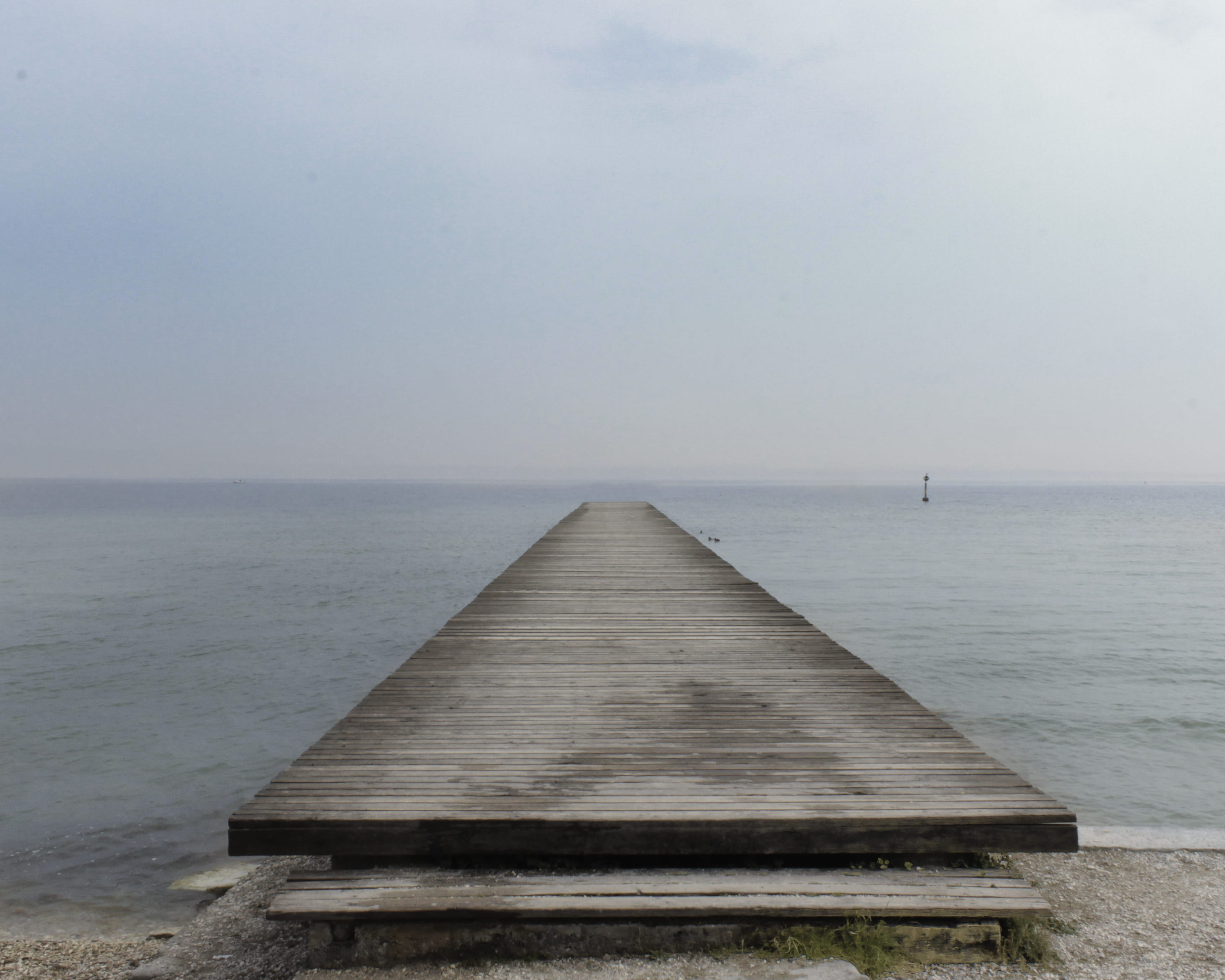 direction, day, idyllic, water, no people, long, outdoors, tranquil scene, 2K, pier, wood - material, horizon, scenics - nature, sky, nature, the way forward, HD Wallpaper