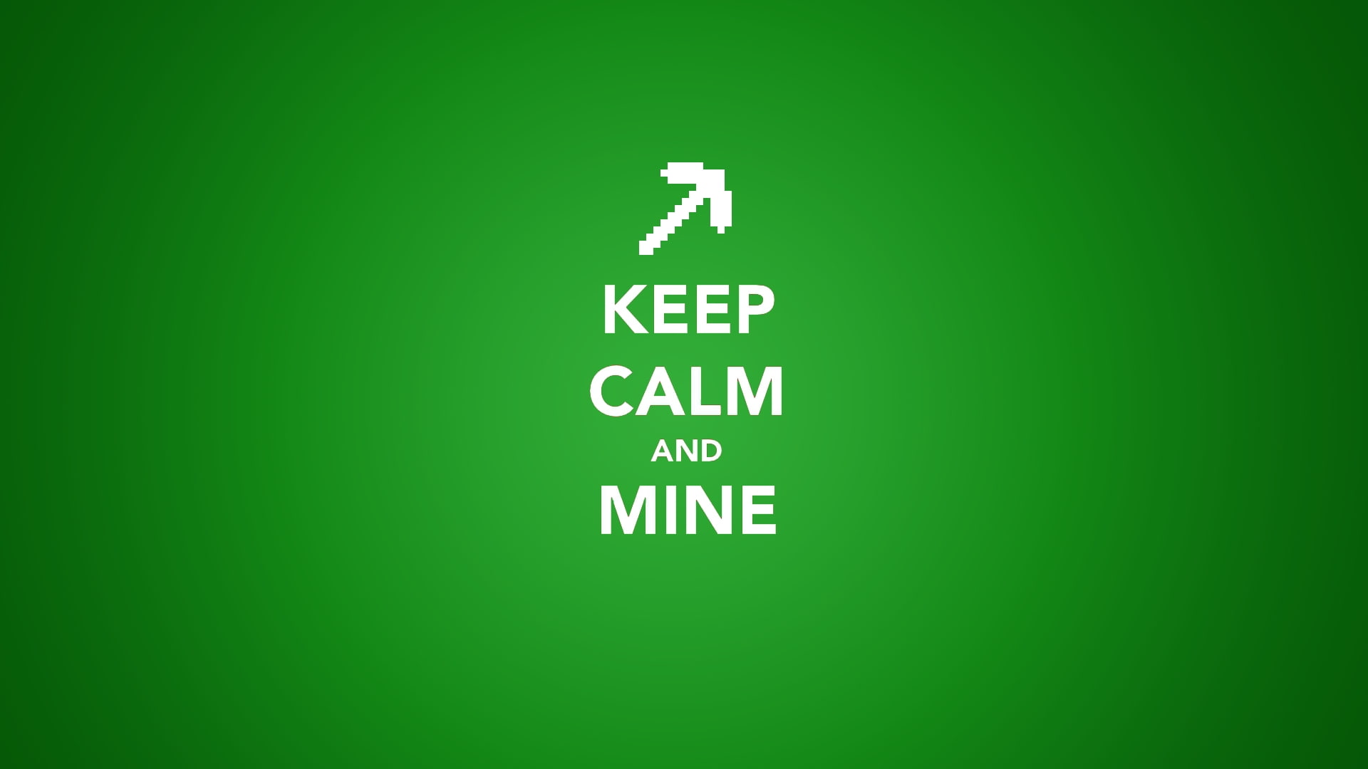 calm, minimalistic, x, minecraft, 1080P, Green, keep, texts, art, hd, HD Wallpaper