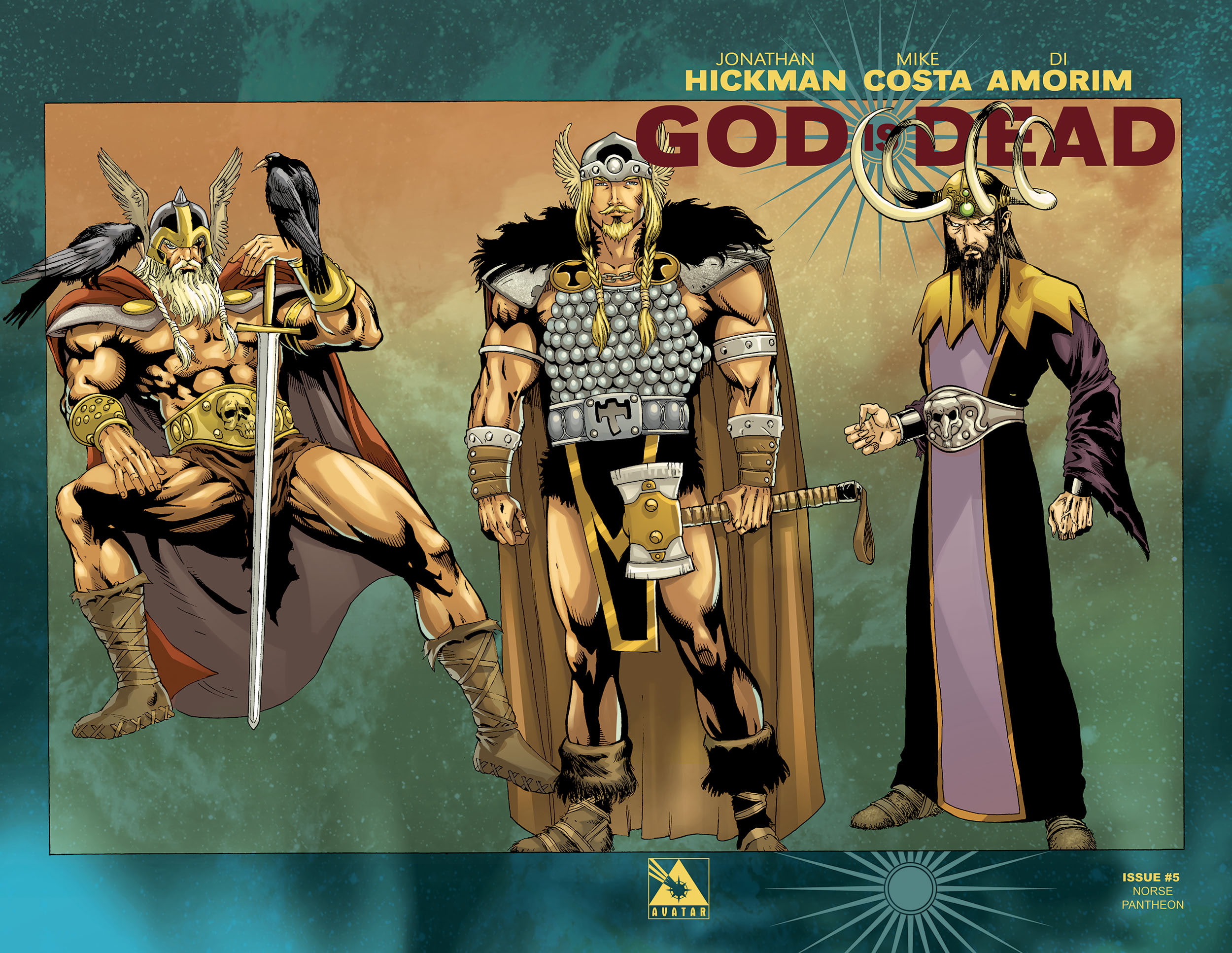 fantasy, comics, warrior, 1080P, avatar press, dead, god, HD Wallpaper
