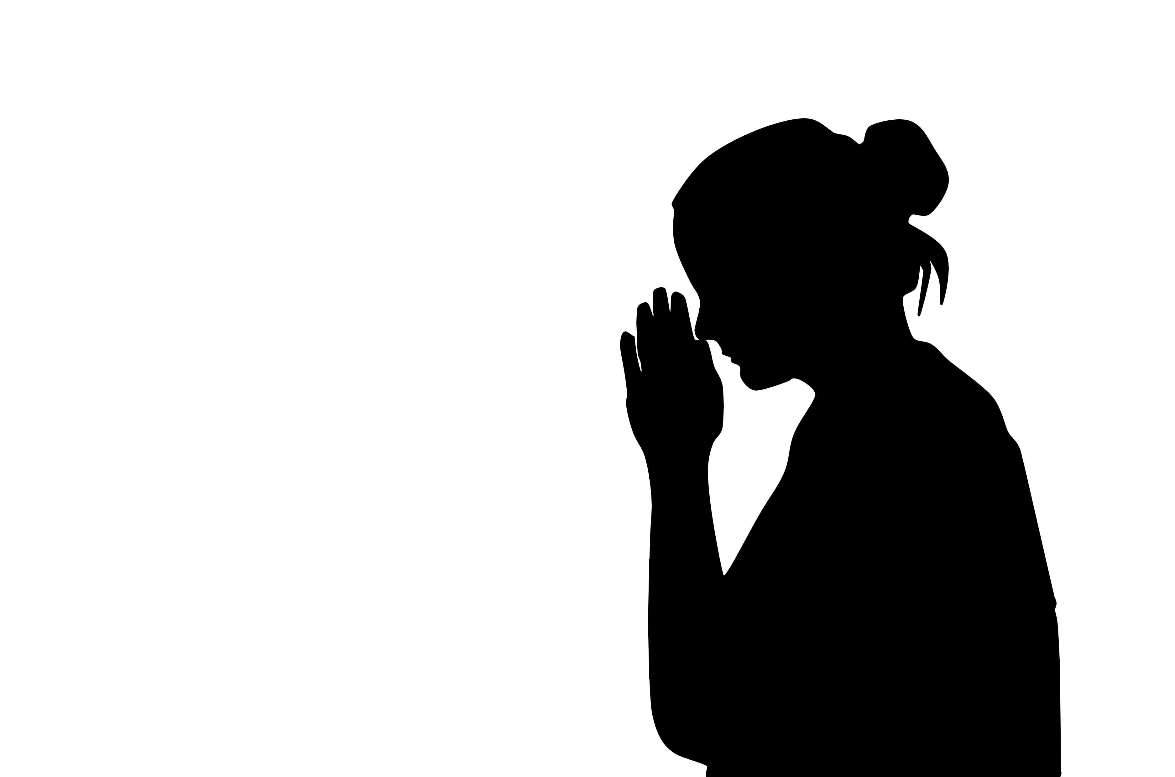 studio shot, people, lifestyles, forgiveness, indoors, real people, faith, side view, face, woman, leisure activity, illustration, religious, emotion, women, HD Wallpaper