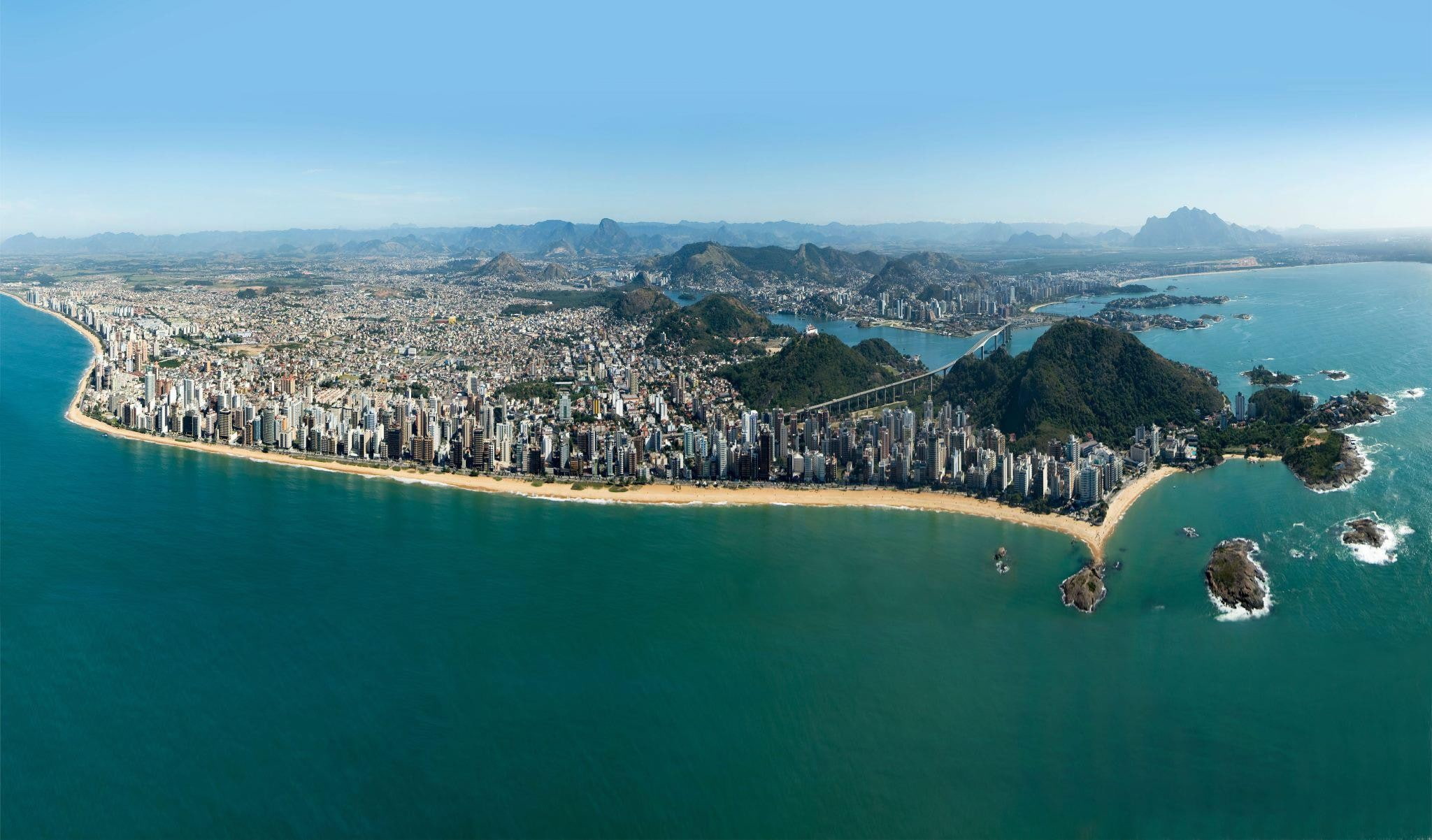 water, 1080P, brazil, photography, Cityscape, Vila Velha, sea, city, HD Wallpaper