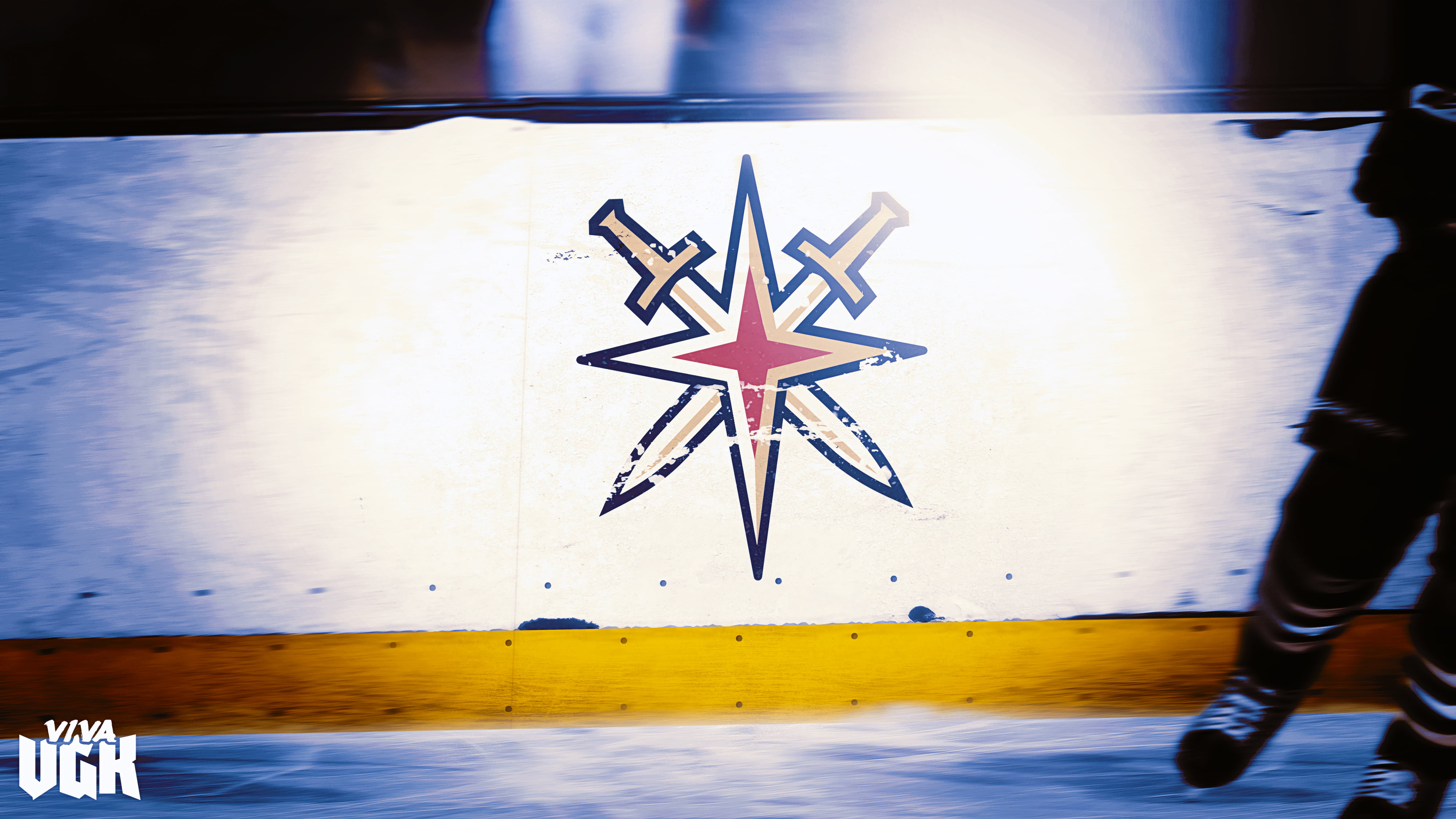 NHL, Hockey, 4K, Emblem, Vegas Golden Knights, Ice Hockey, HD Wallpaper