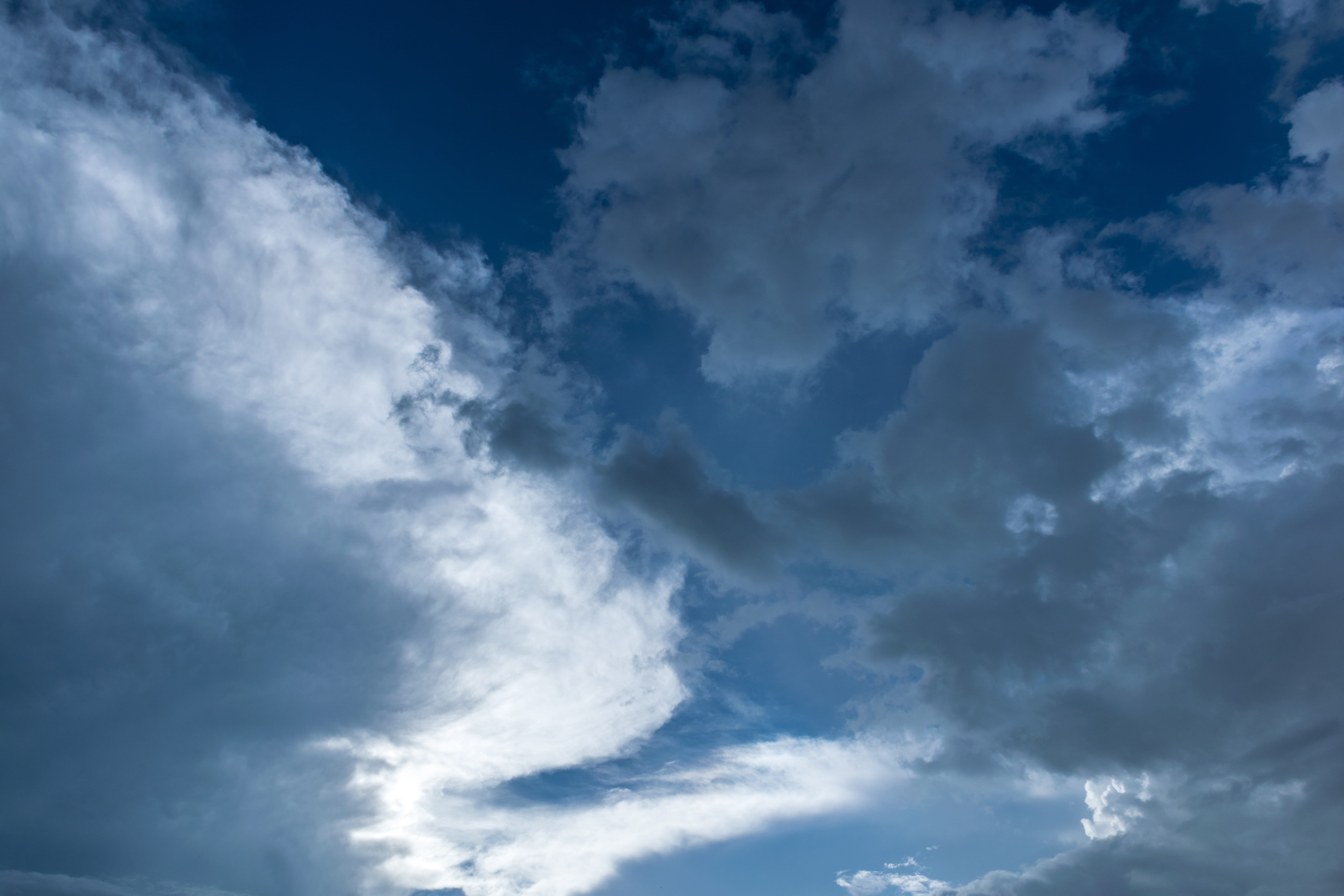 climate, skyporn, scenics, day, sky, photooftheday, blue, cloudscape, outdoors, instasky, 5K, moody sky, Lookup, no people, epicsky, white color, beauty in nature, HD Wallpaper