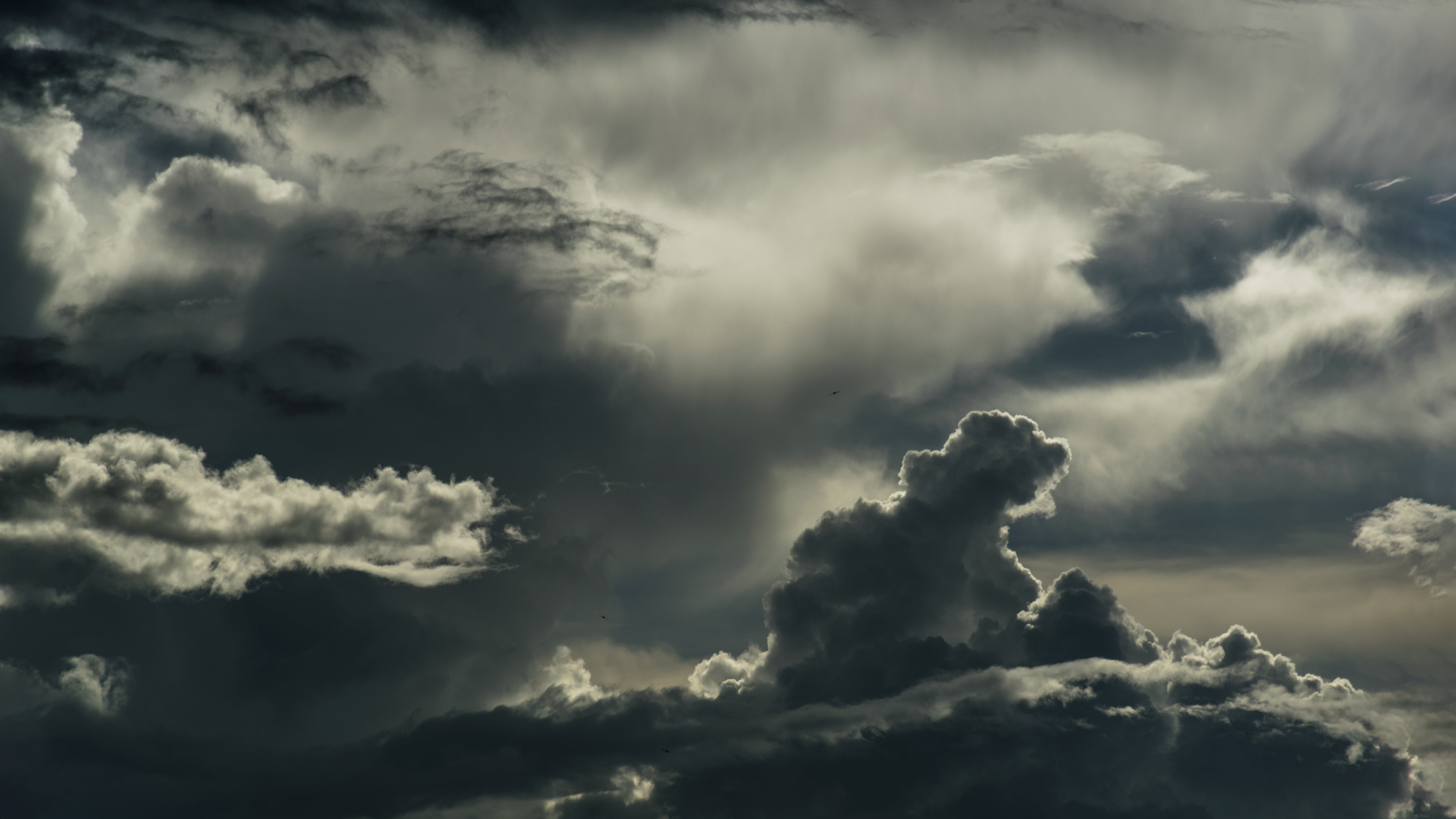 sky, dramatic sky, weather, moody sky, skyback, scenics, atmosphere, cloud - sky, beautiful, outdoors, dark, 5K, cloudscape, tranquility, crazyclouds, HD Wallpaper