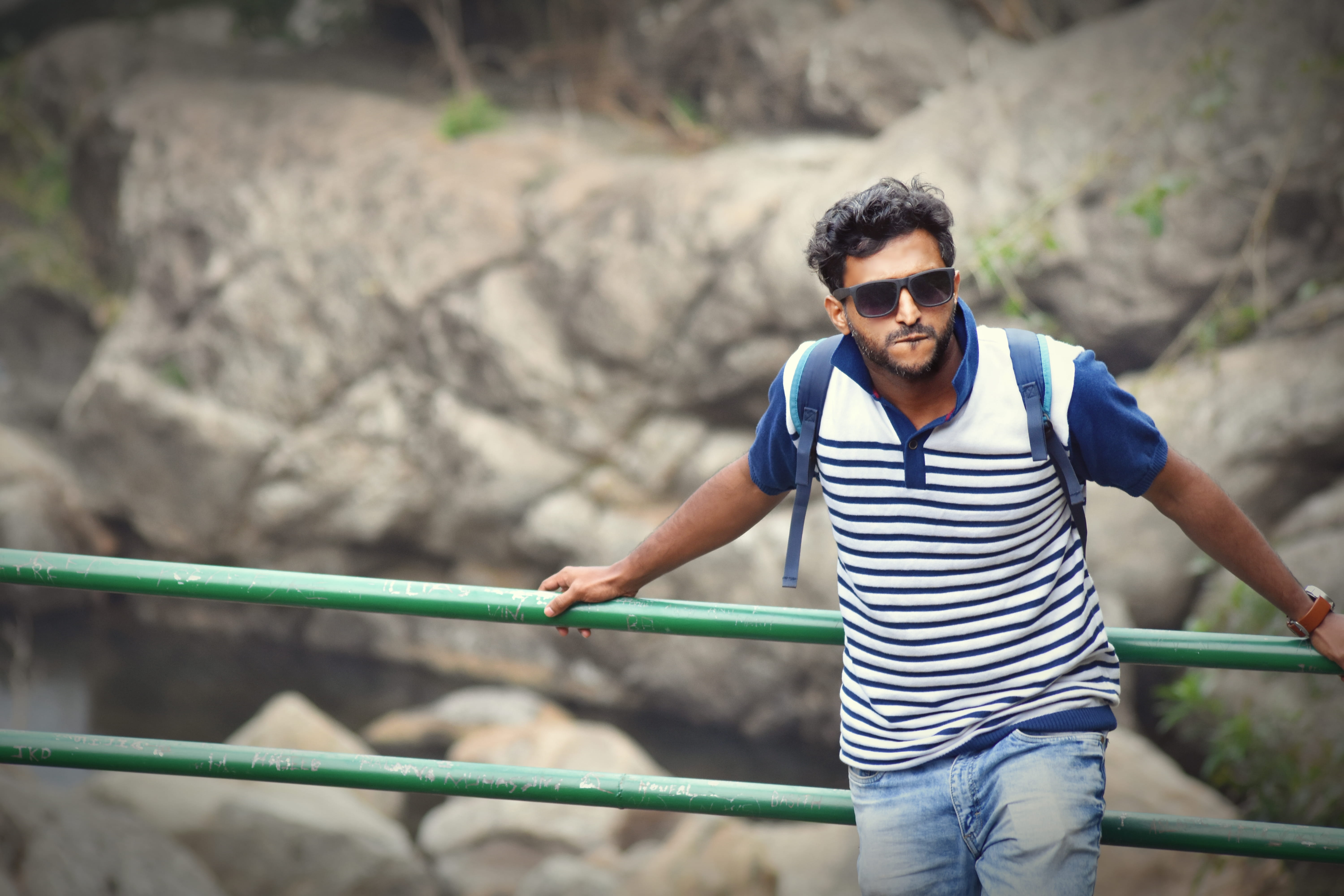 young men, fitness, standing, shootout, one person, sunglasses, love, front view, photooftheday, smiling, focus on foreground, lifestyle, 5K, three quarter length, HD Wallpaper