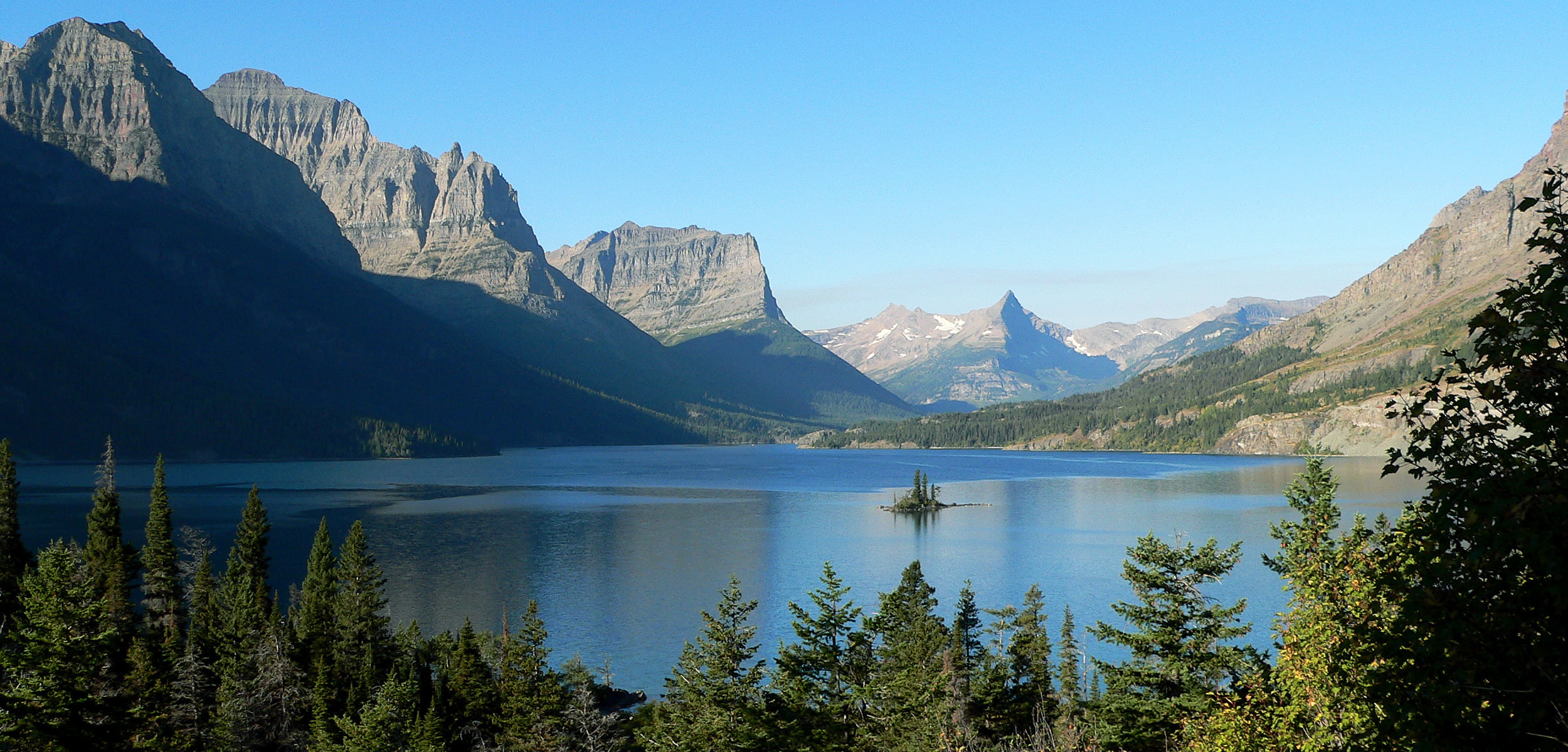 formation, coniferous tree, Park, scenics - nature, USA, mountain peak, travel destinations, idyllic, tranquil scene, outdoors, Lake, water, mountain range, HD Wallpaper