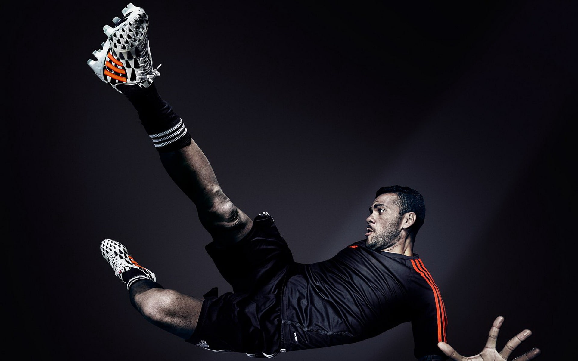 activity, brand, sport, one person, bad habit, social issues, adult, studio shot, black color, real people, adidas, arms raised, world, excitement, looking, HD Wallpaper