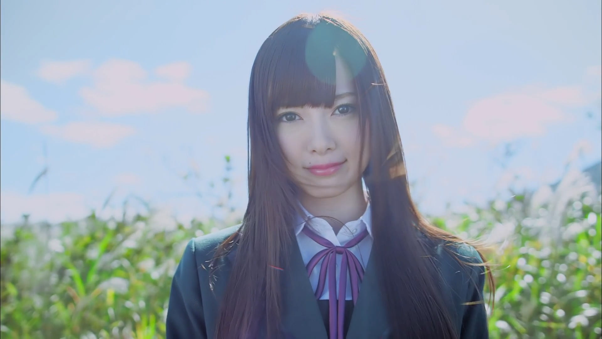 1080P, brunette, Nogizaka46, focus on foreground, looking at camera, beauty, teenager, brown eyes, beautiful woman, lifestyles, portrait, hairstyle, young adult, HD Wallpaper