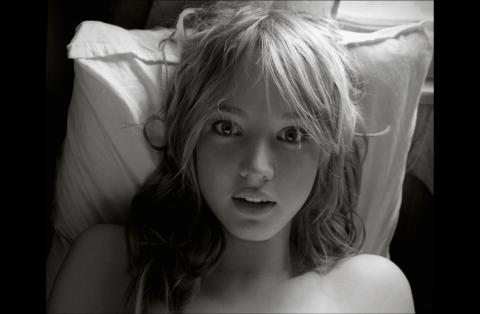 x, hd, faces, art, Iren, 720P, monochrome, HD Wallpaper