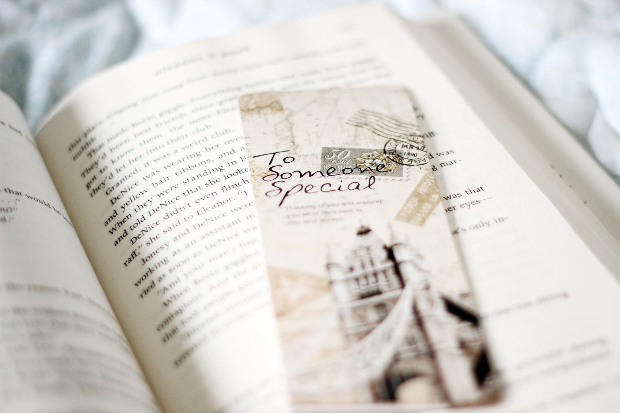 book, 1080P, bookmark, postcard, the inscription, HD Wallpaper