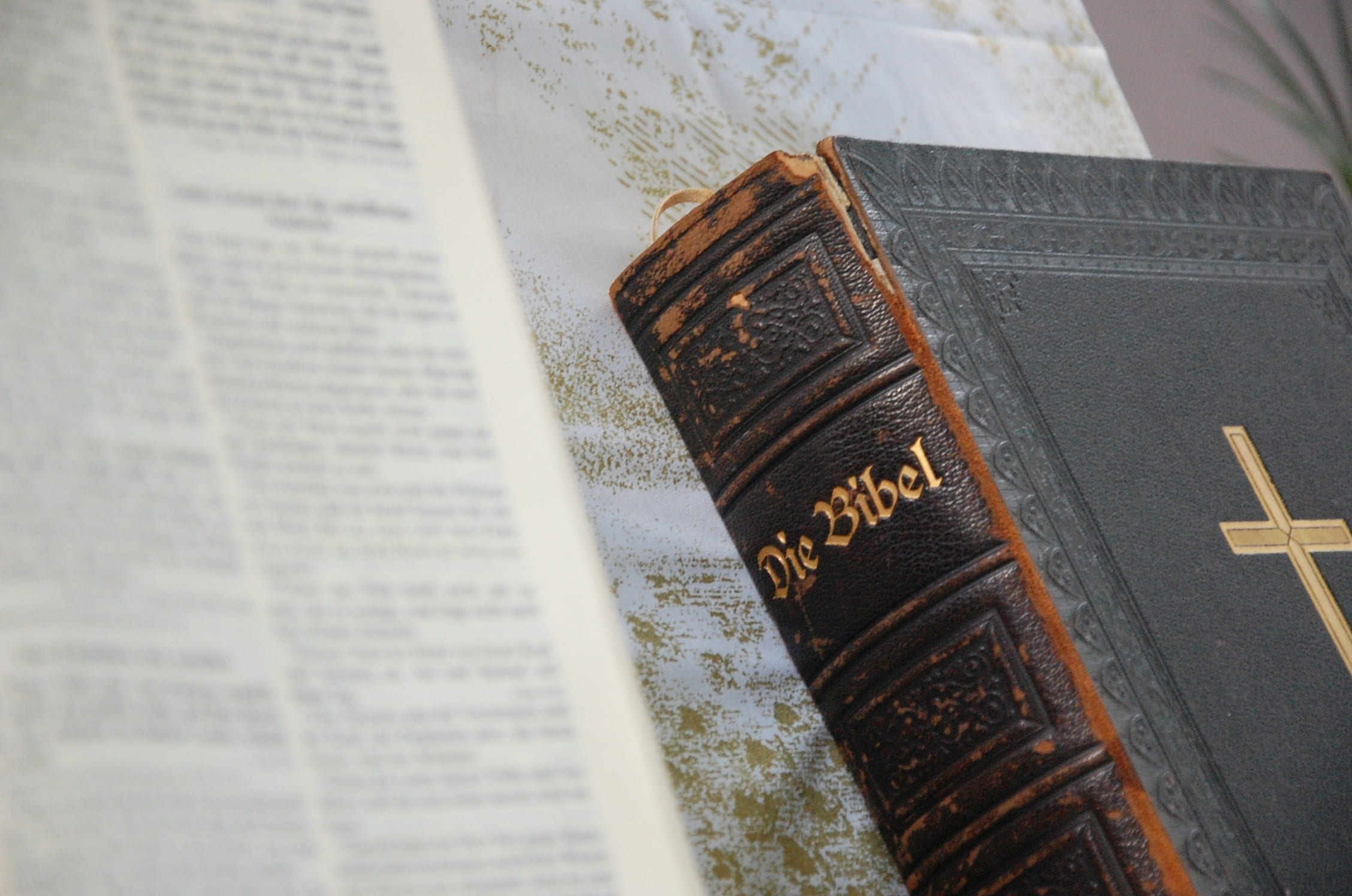 new, word of god, western script, photography, front and back covers, focus, communication, spirituality, 1080P, high angle view, book, close-up, the past, HD Wallpaper