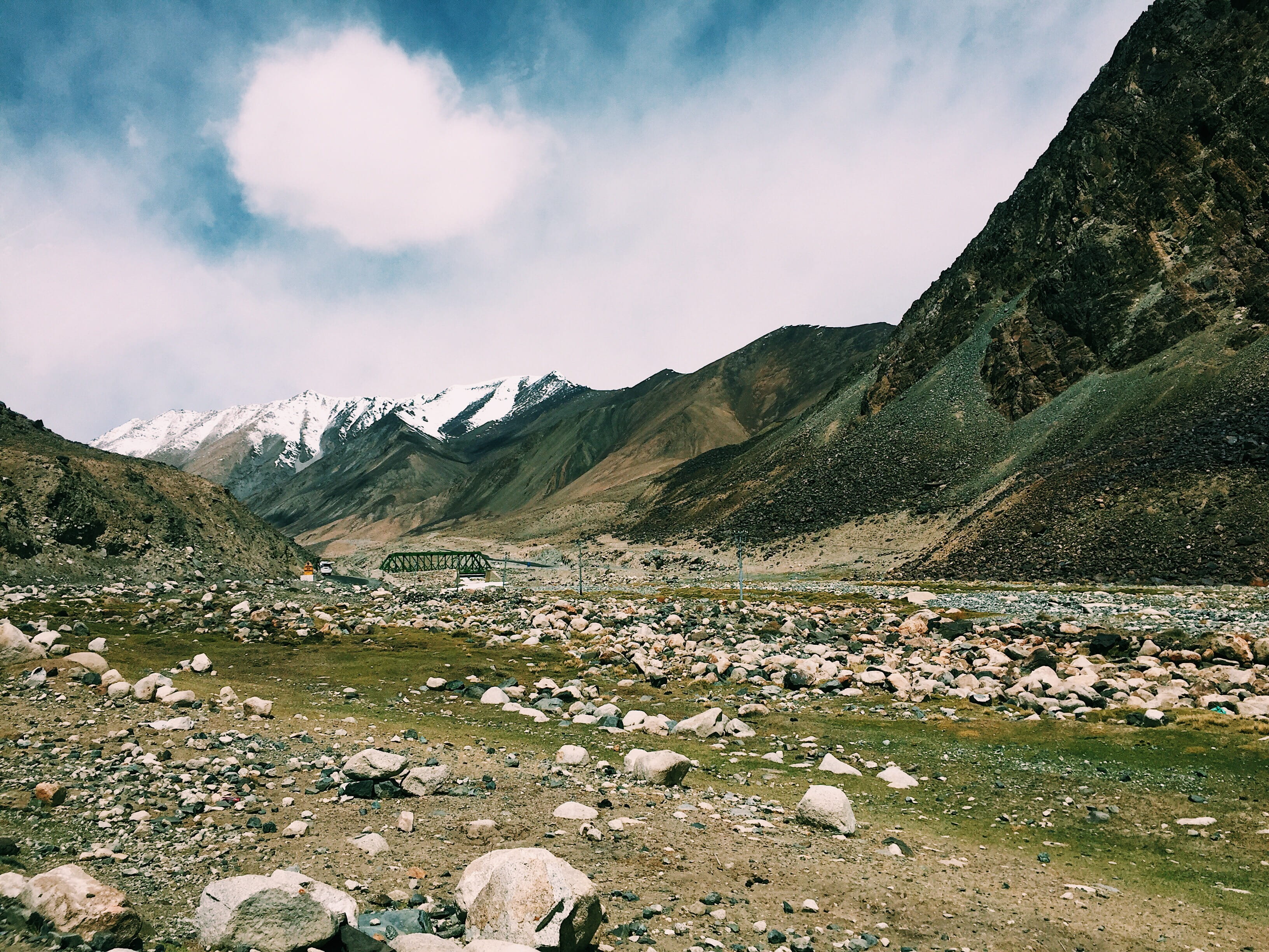 solid, landscape, rock - object, scenics - nature, leh, day, environment, outdoors, remote, tranquility, idyllic, sky, mountain, cloud - sky, nature, beauty in nature, HD Wallpaper