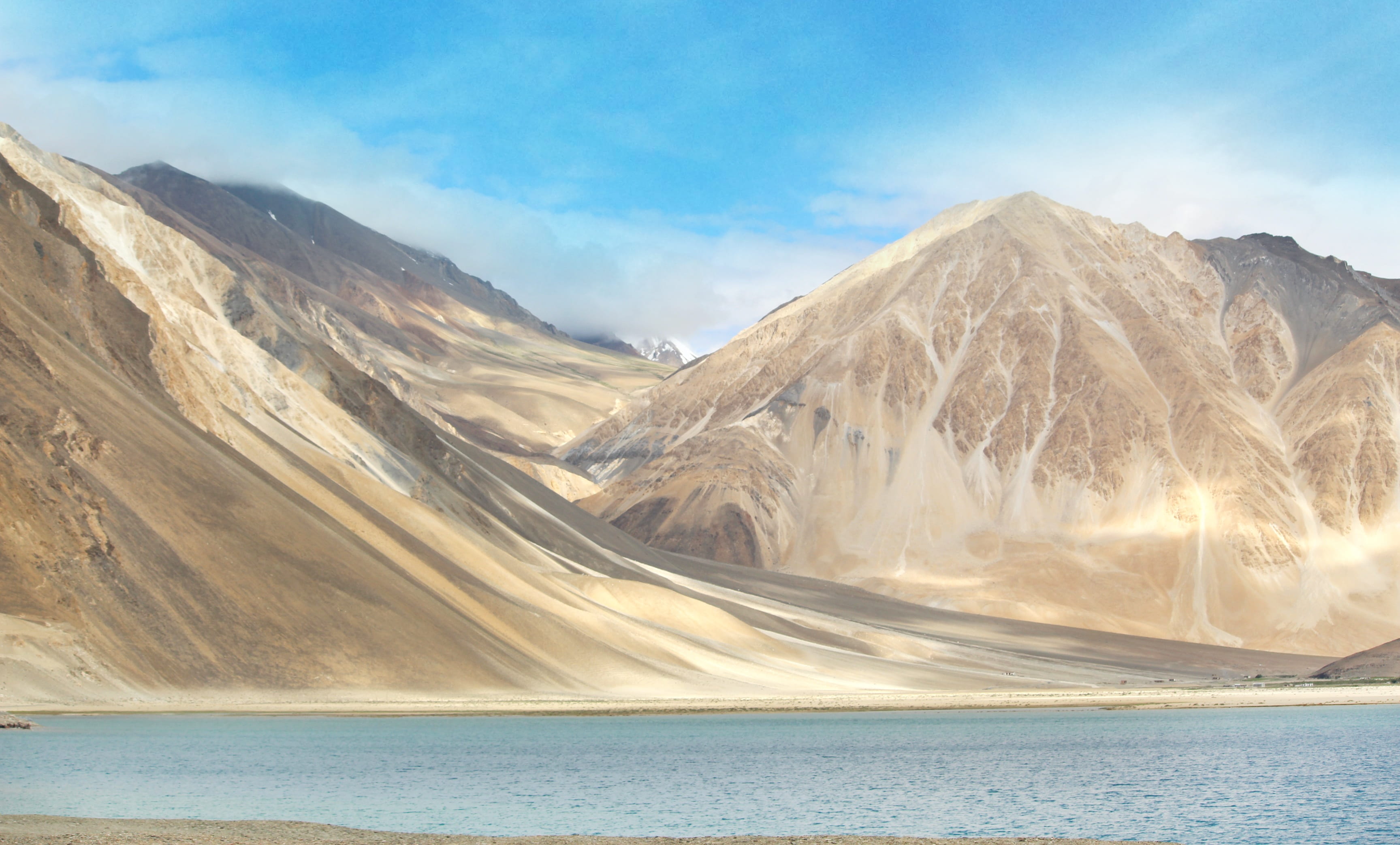 sky, india, tranquil scene, water, day, no people, mountain peak, mountain range, lagoon, tranquility, outdoors, non-urban scene, mountain, turquoise colored, HD Wallpaper