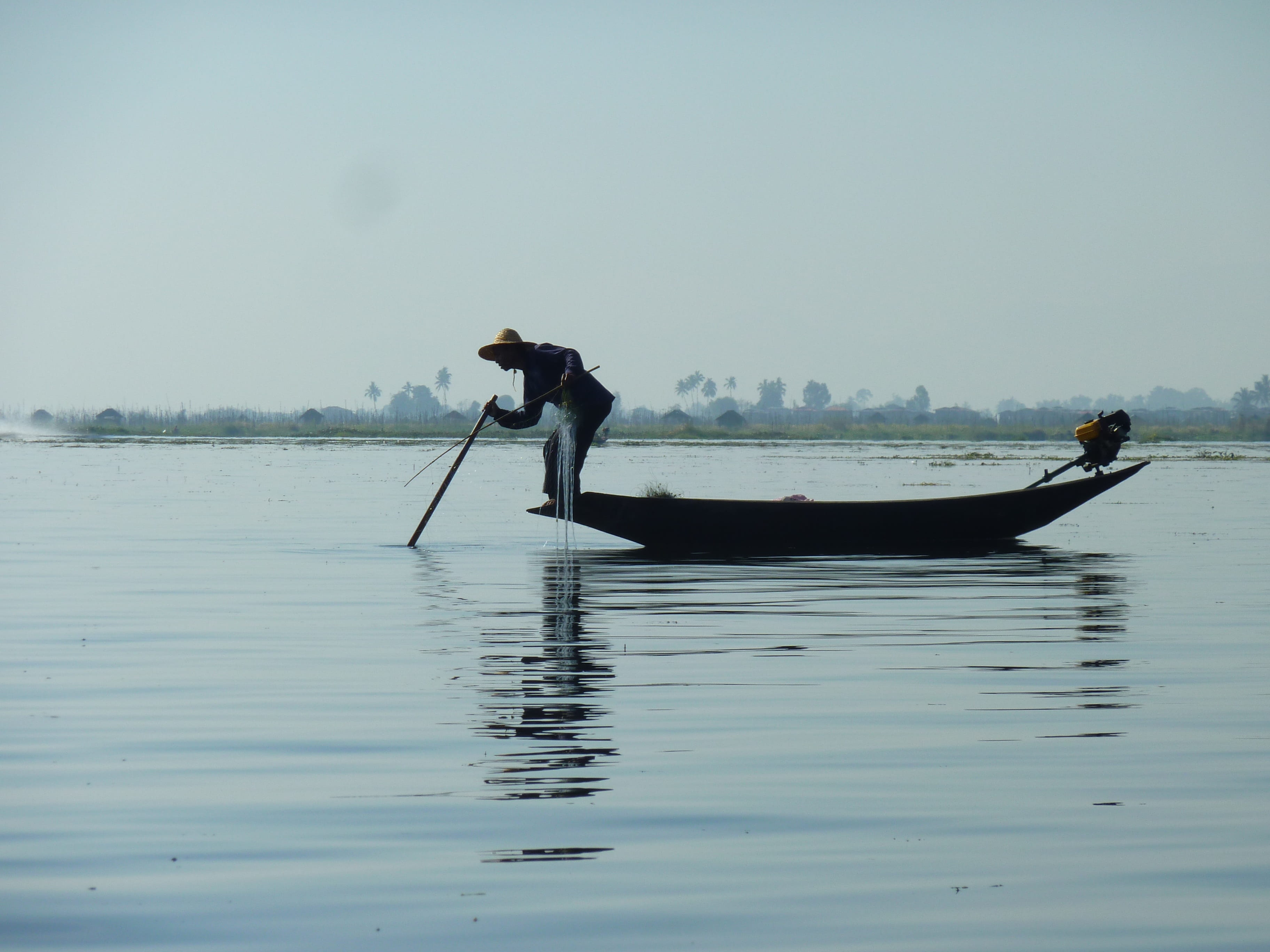 standing, men, outdoors, oar, fishing industry, Myanmar, sea, water, 2K, nautical vessel, transportation, lake inle, Lake, mode of transportation, real people, HD Wallpaper