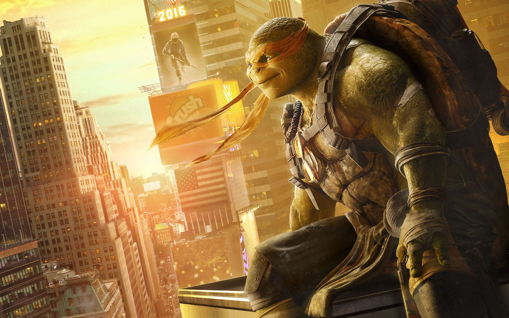 statue, sculpture, male likeness, tmnt, city life, creativity, shadows, Movies, hollywood, Hollywood Movies, city, 720P, nature, architecture, sunlight, HD Wallpaper