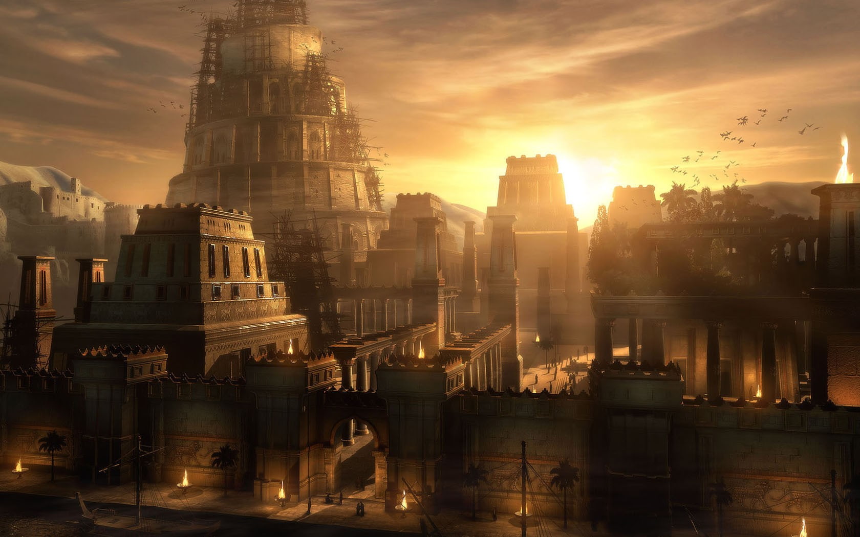 babylon, 720P, prince, cgi, persia, lacoste, raphael, HD Wallpaper