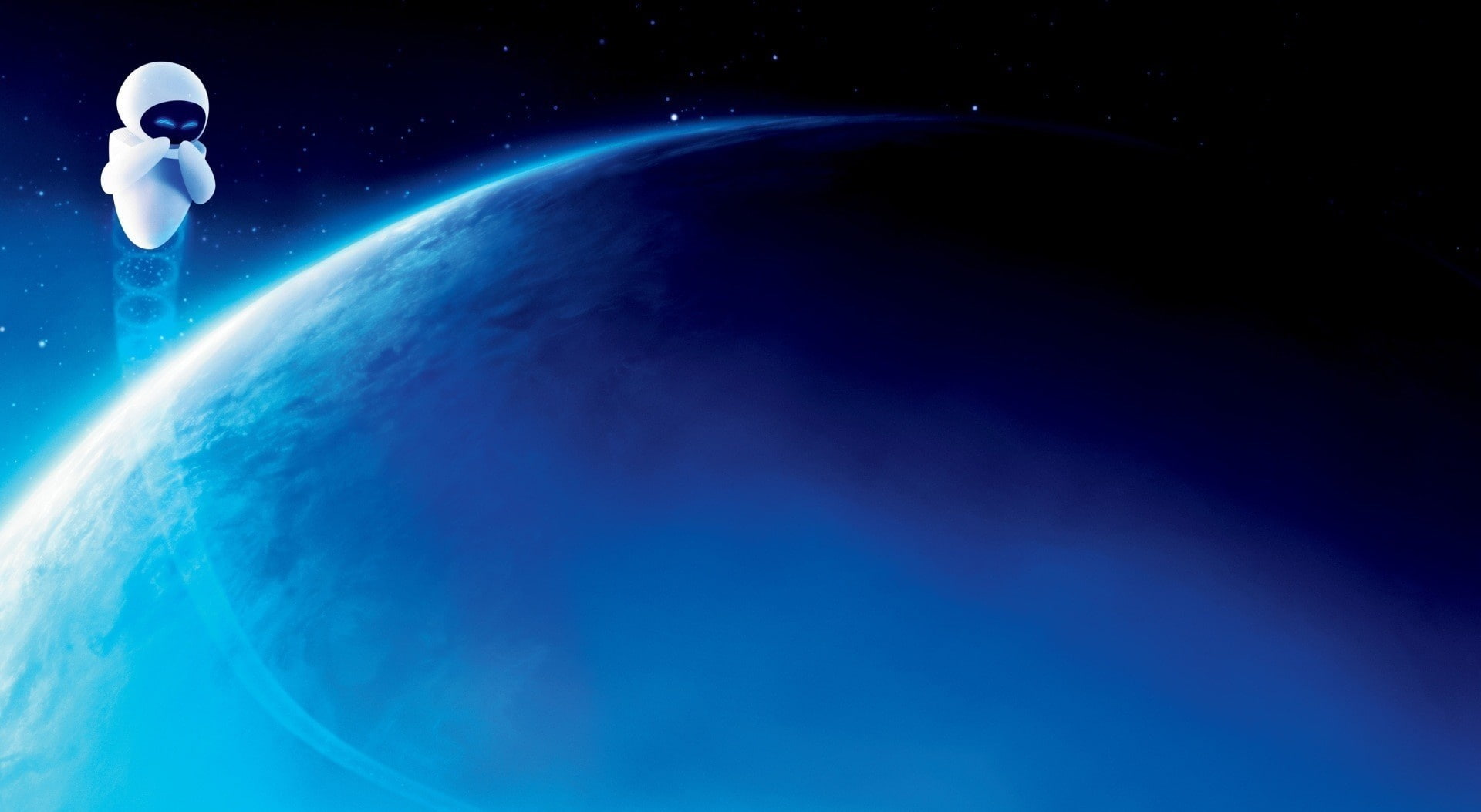 dark, blue, nature, planet - space, night, globe - man made object, atmosphere, Cartoons, glowing, eve, space exploration, copy space, sphere, planet earth, HD Wallpaper
