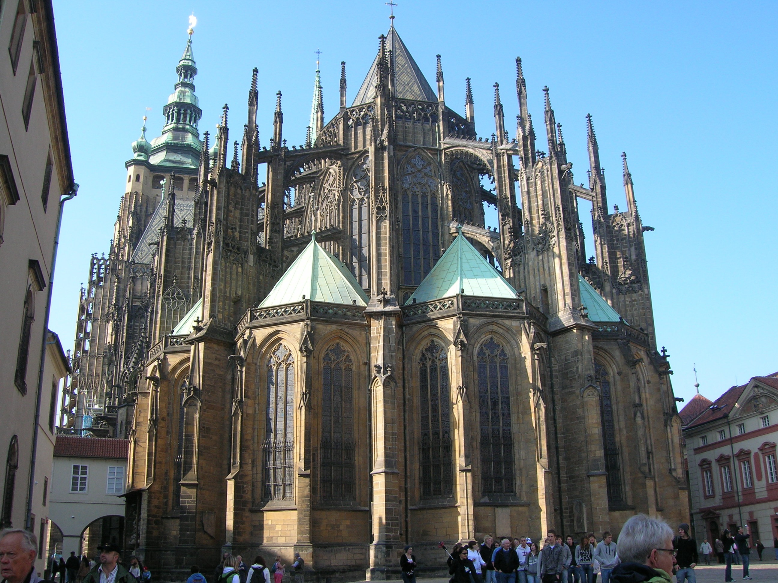 vacation, belief, sightseeing old, building, crowd, gothic style, real people, 2K, large group of people, fantastic, church, building exterior, tourism, HD Wallpaper