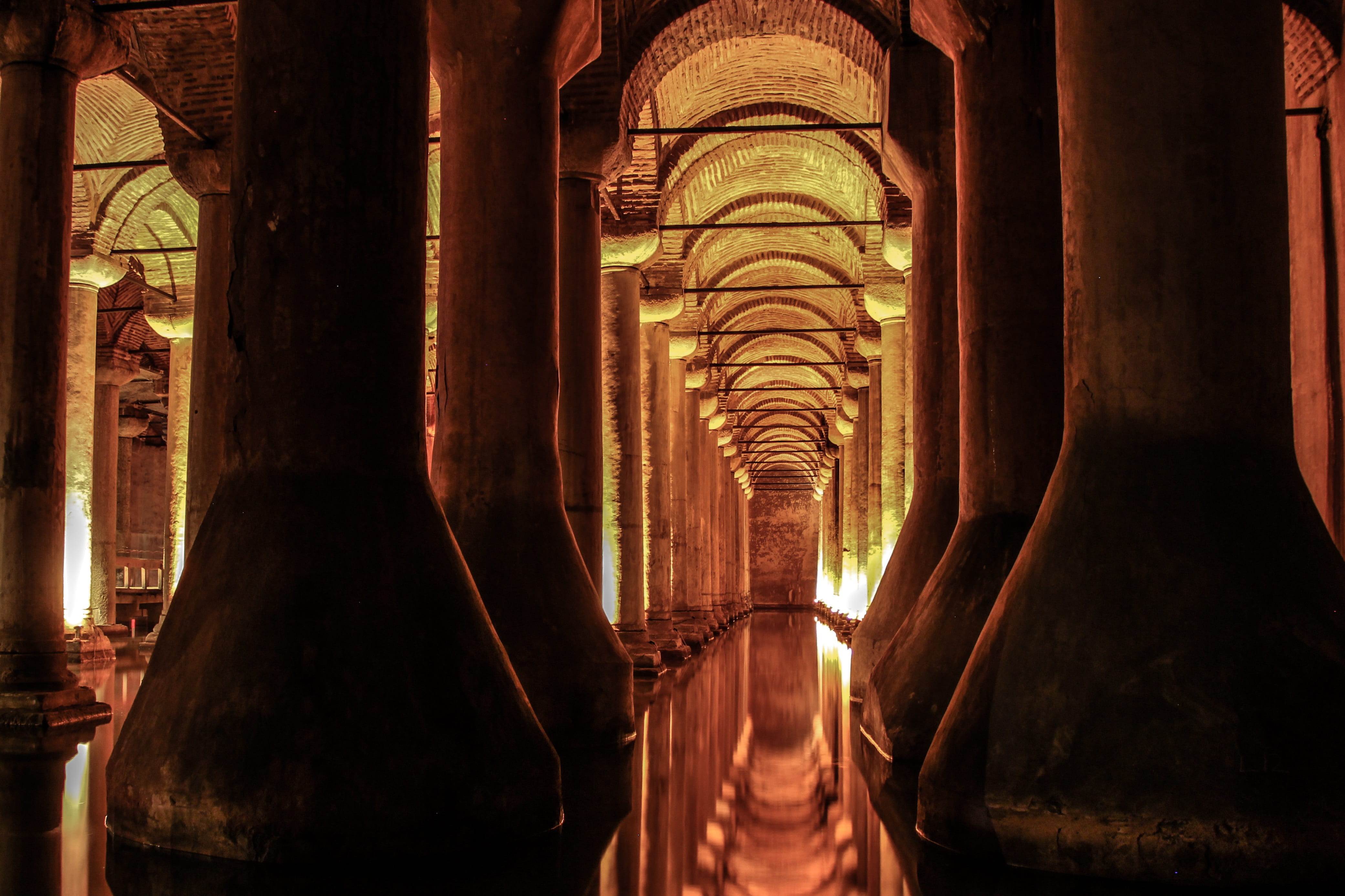 water, spirituality, history, religion, 4K, belief, built structure, turkey, no people, place of worship, architectural column, building, architecture, HD Wallpaper