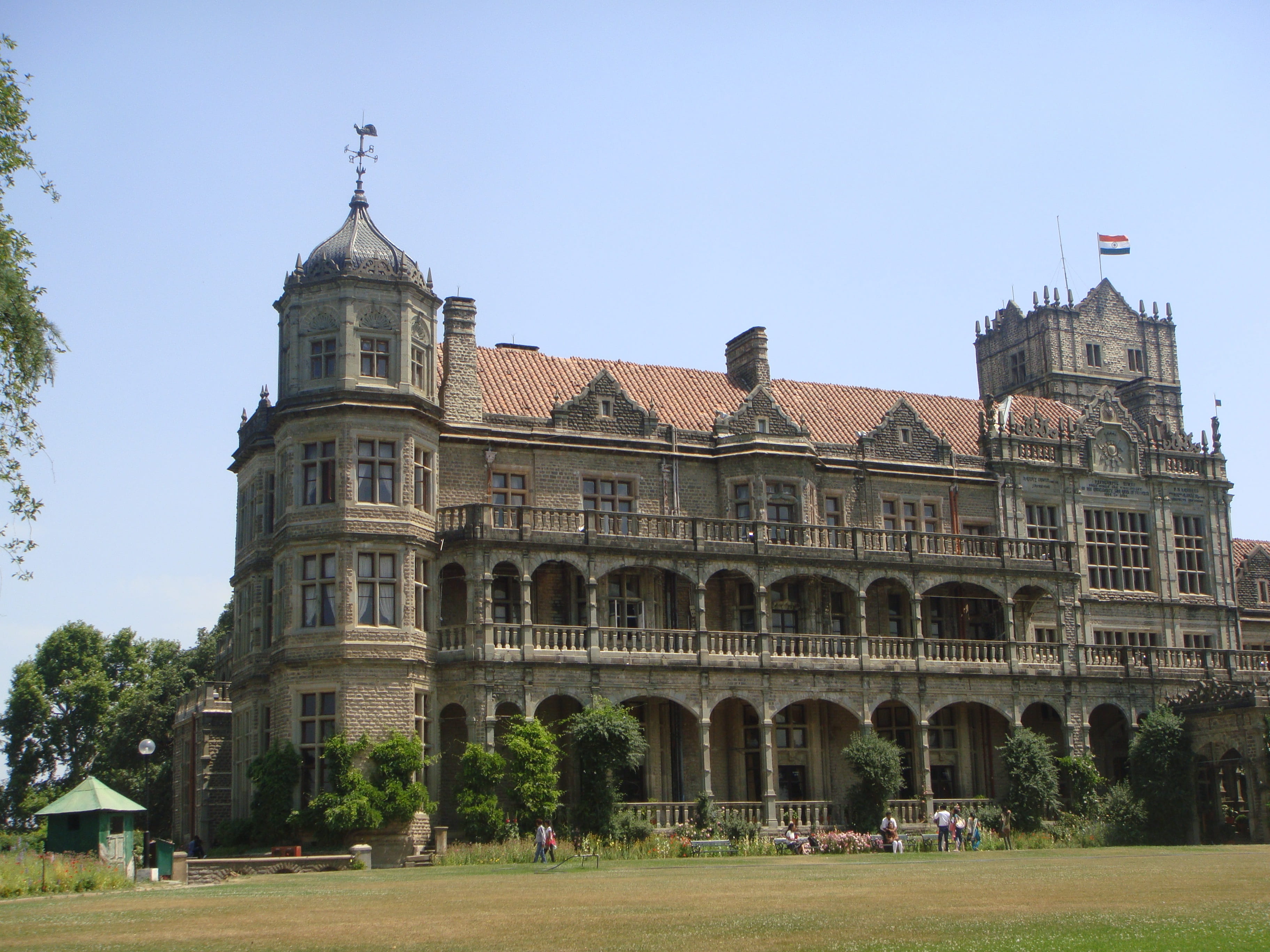 shimla, outdoors, arch, built structure, clear sky, india, travel, plant, 2K, tourism, history, day, sky, incidental people, architecture, nature, tree, HD Wallpaper