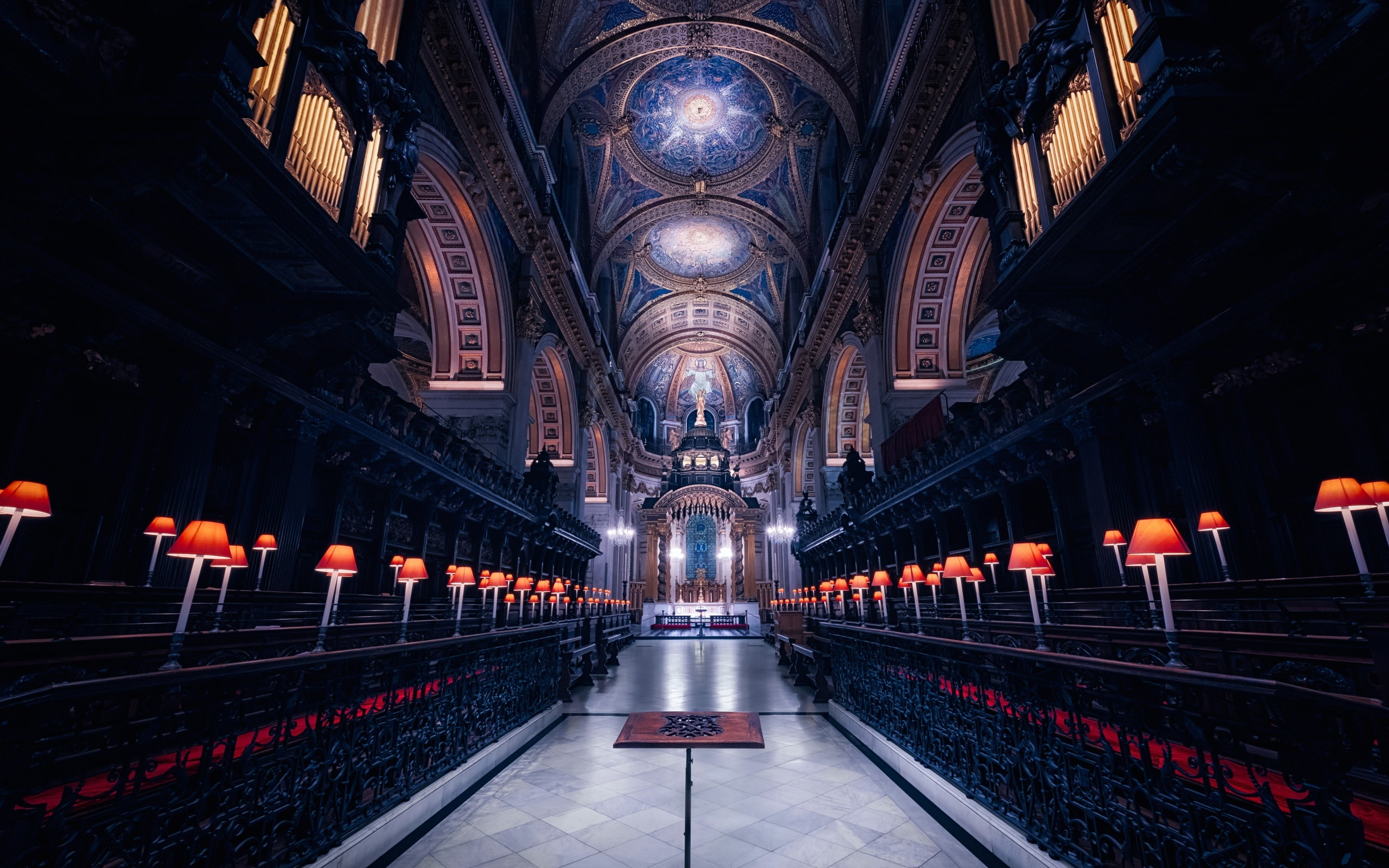 2K, building, cathedral, architecture, London, Altar, HD Wallpaper