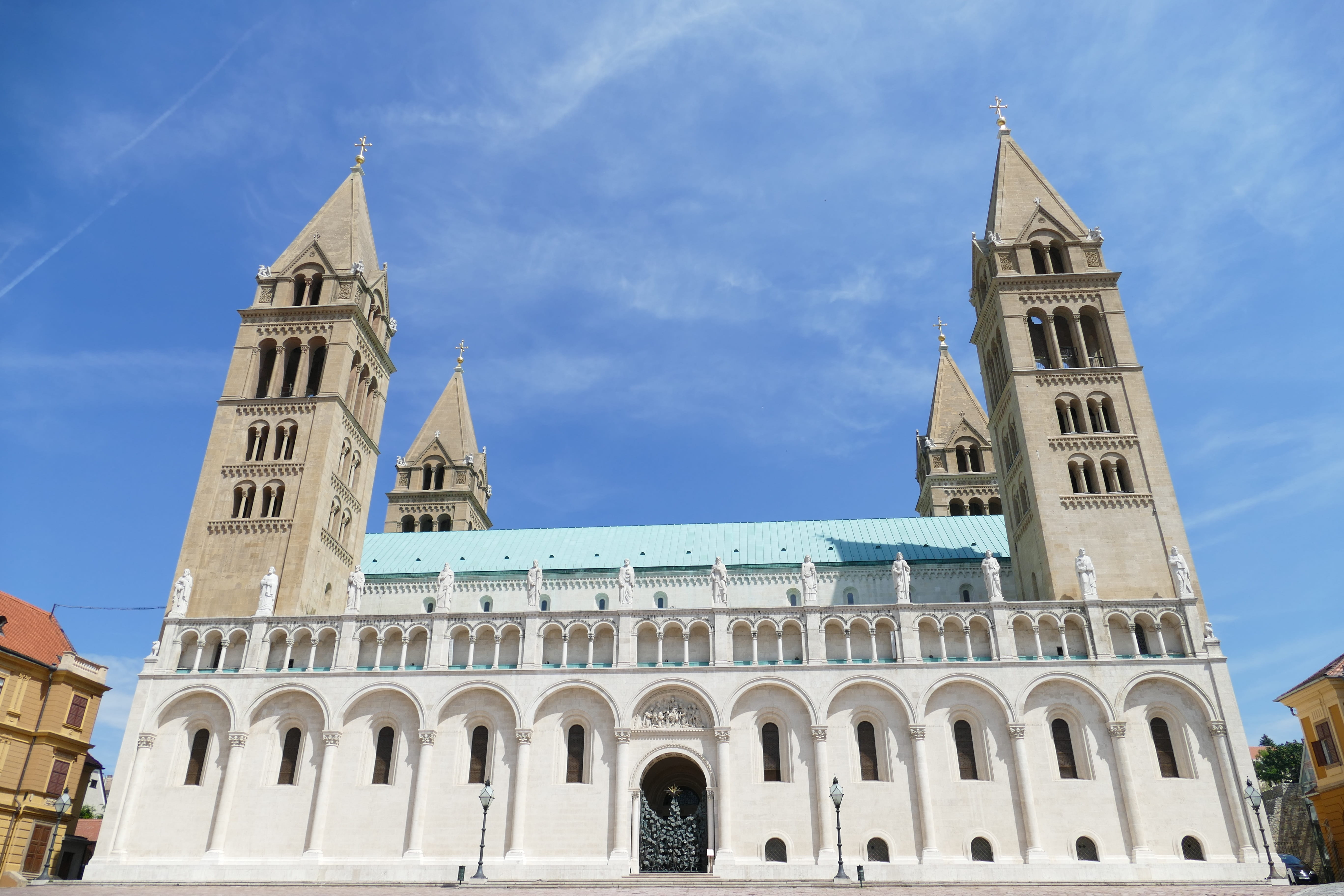 history, historically, hungary, sky, spirituality, spire, low angle view, tower, five churches, architecture, the past, travel destinations, belief, capital of culture, HD Wallpaper