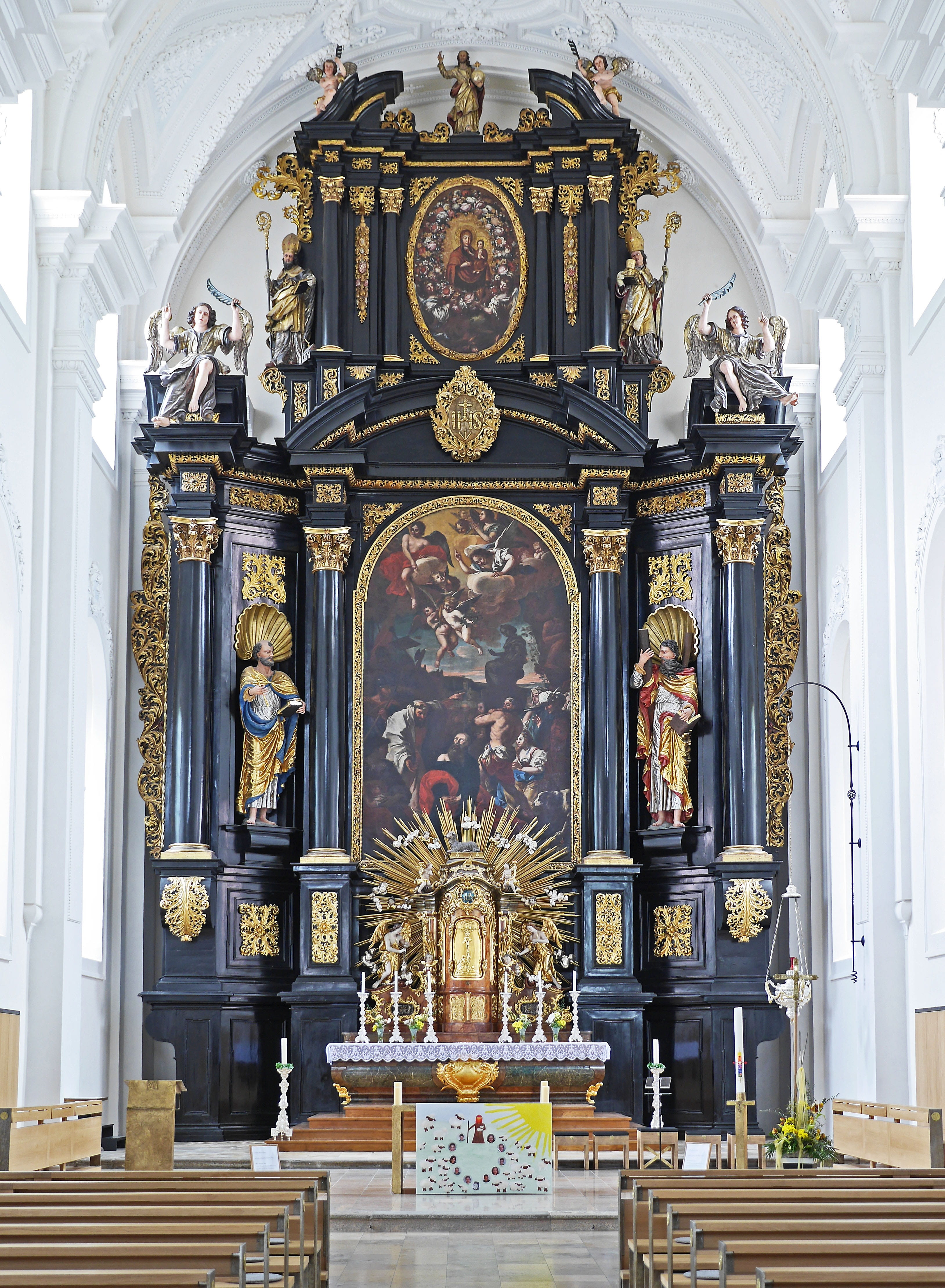 no people, church, human representation, building, architecture, built structure, passau, place of worship, niederbayern, of 17th century, art and craft, Phone HD Wallpaper