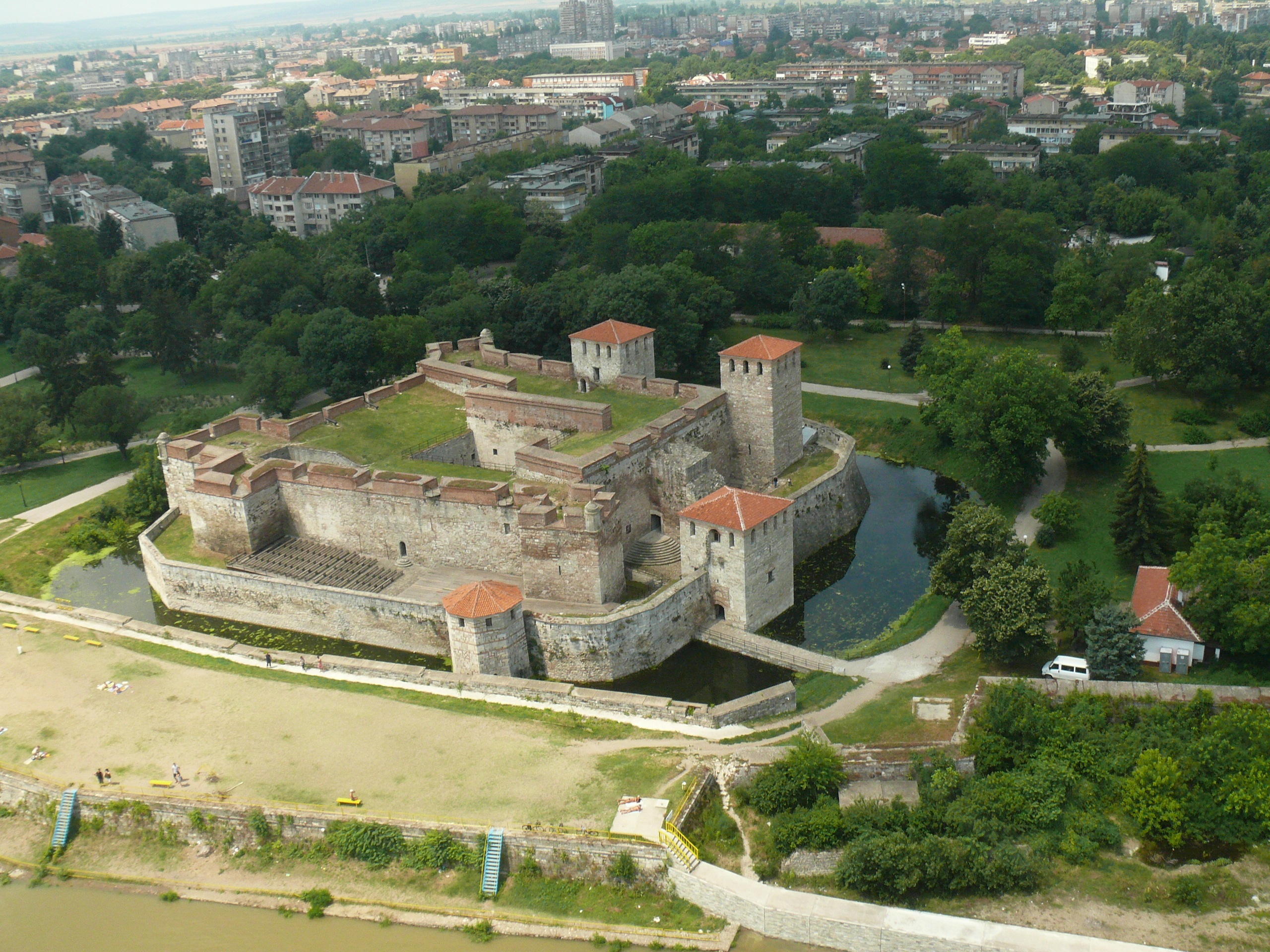 old, high angle view, the danube, day, outdoors, the past, residential district, travel destinations, architecture, townscape, history, tree, nature, castle, HD Wallpaper