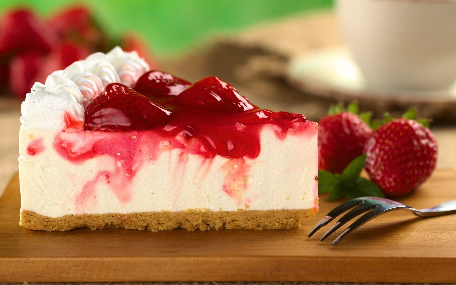Cheesecake, food, 1080P, HD Wallpaper