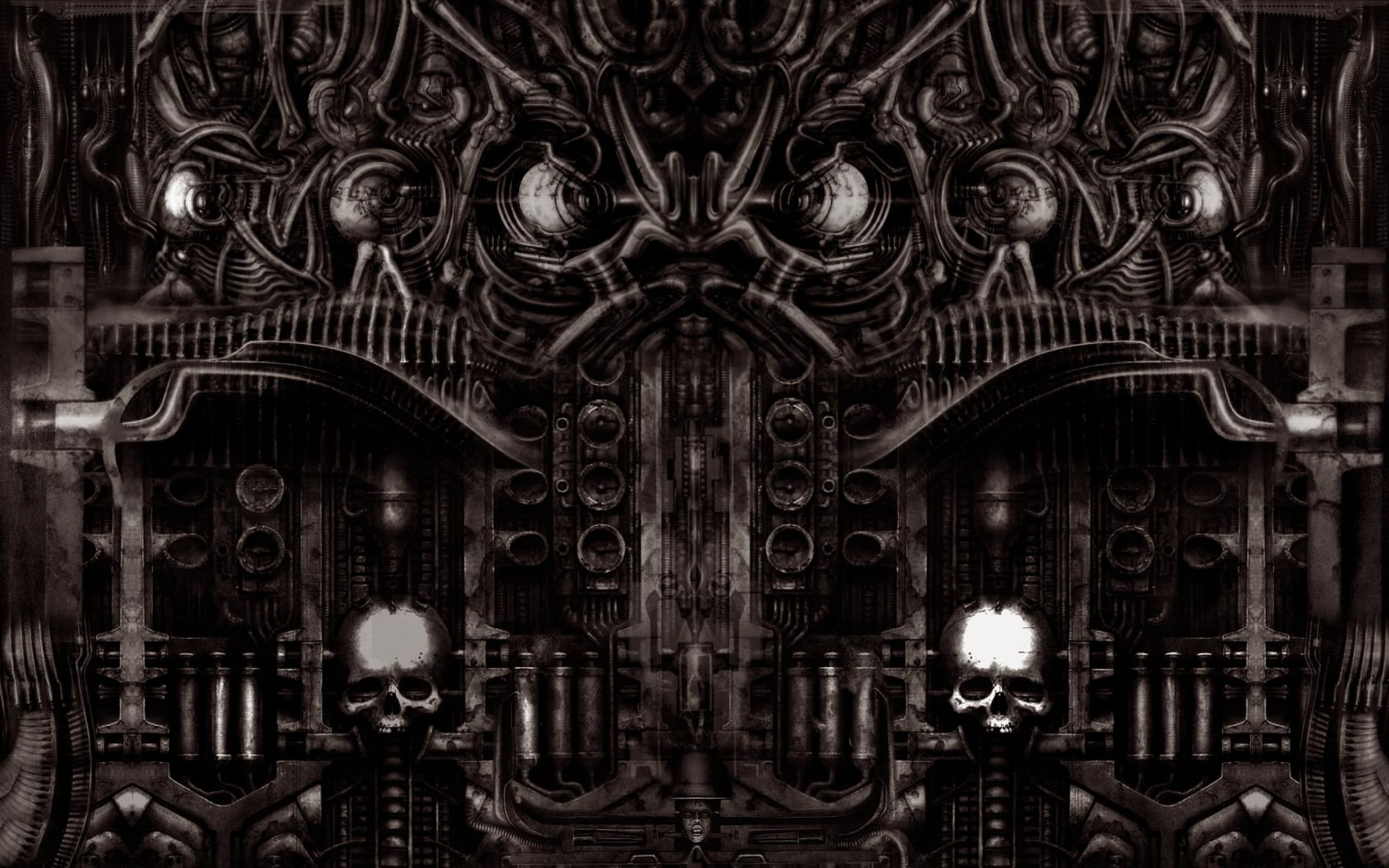 entrance, sci, floral pattern, gothic style, metal, art and craft, 2K, old, the past, architecture, art, fi, horror, pattern, history, architecture and art, HD Wallpaper