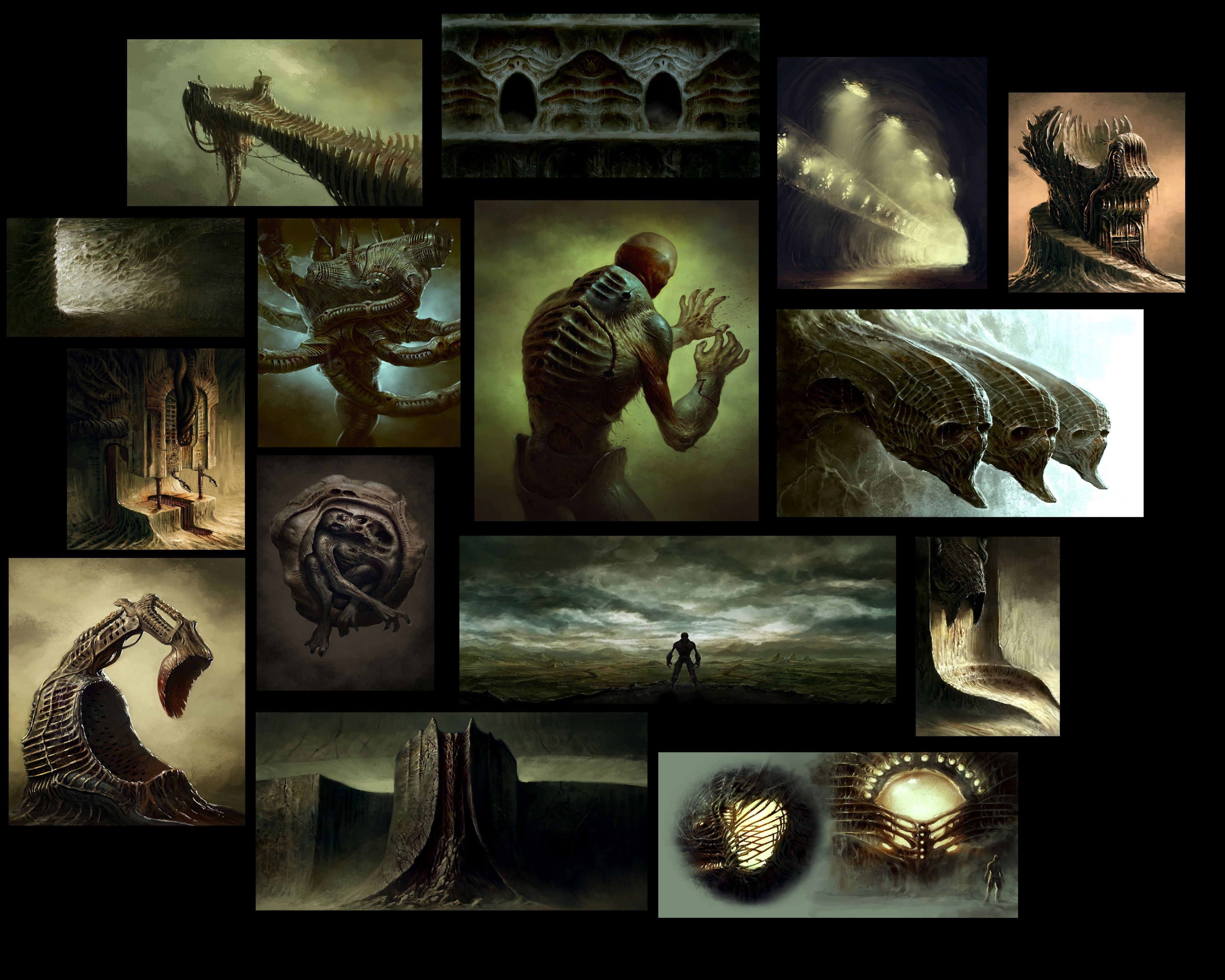 art and craft, composite image, fi, artwork, choice, wood - material, creativity, one person, h, indoors, Aliens, Dark, alien, picture frame, auto post production filter, HD Wallpaper