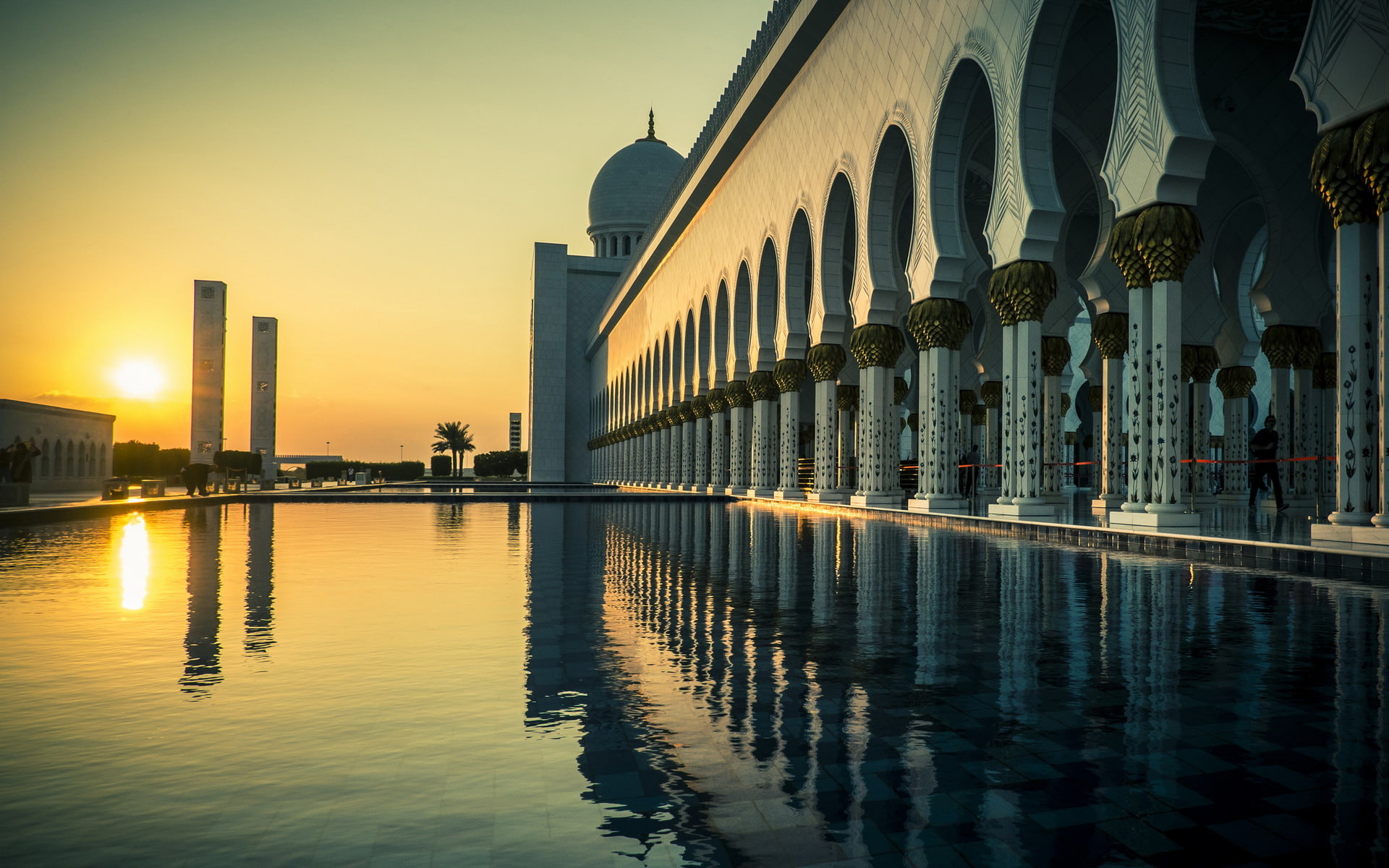 Sheikh Zayed Grand Mosque, Mosques, 1080P, HD Wallpaper