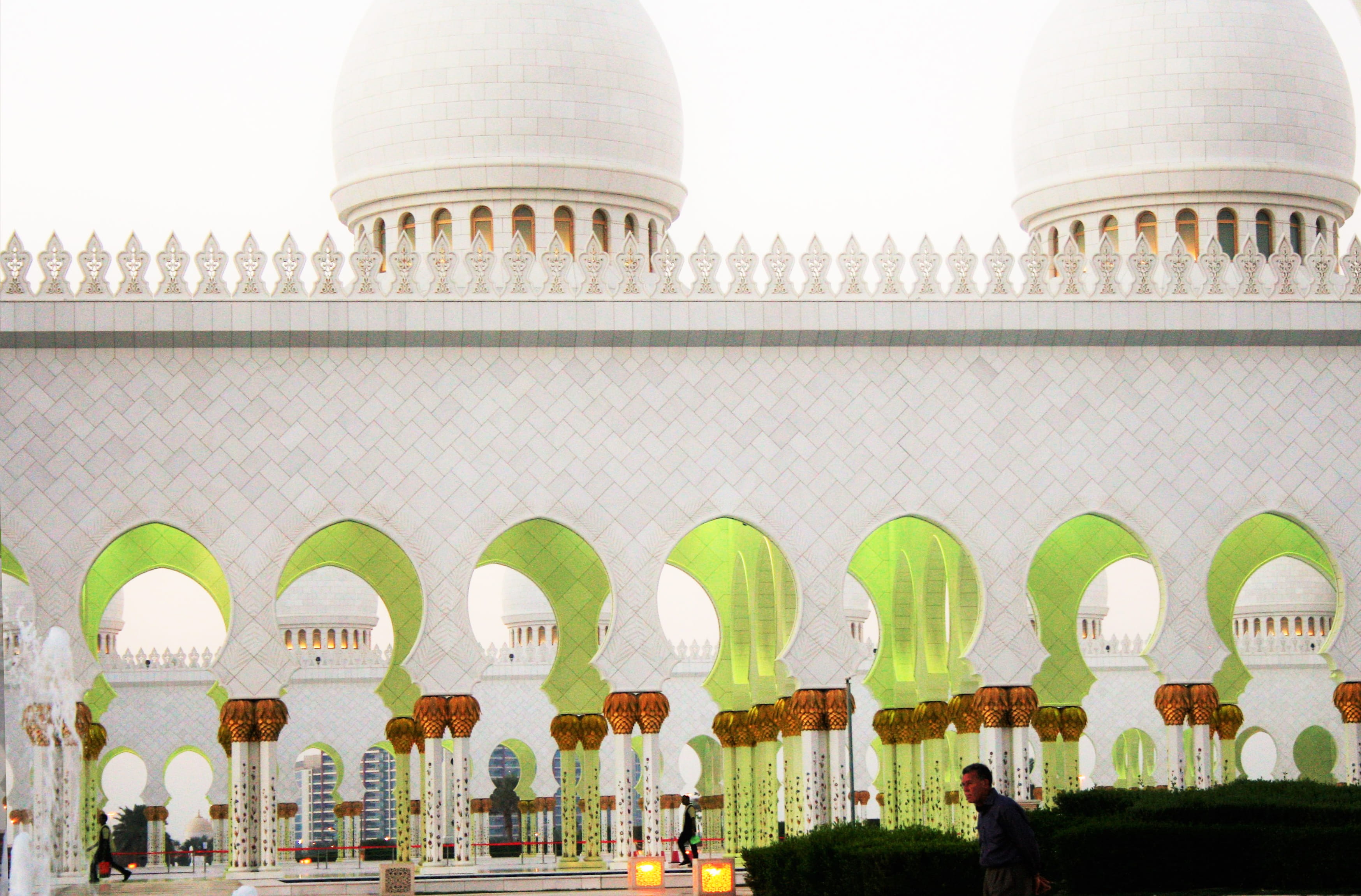 colors, place of worship, tourism, light green, outdoors, building exterior, religion, united arab emirates, pastel, building, travel destinations, HD Wallpaper