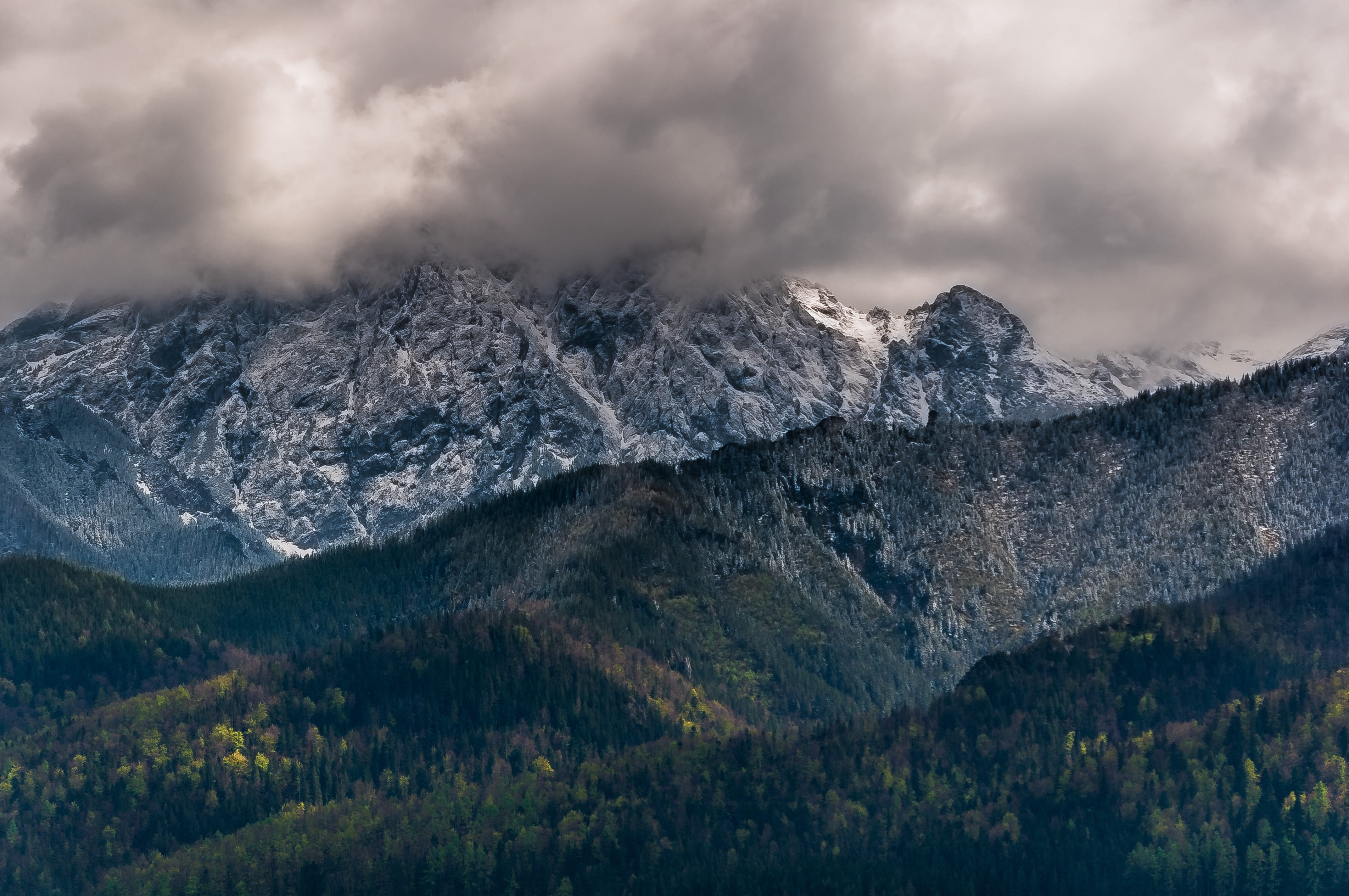cold temperature, the beauty of nature, Tatry, poland, tourism, winter, summer, landscape, holiday, snowcapped mountain, outdoors, view, the height of the, HD Wallpaper
