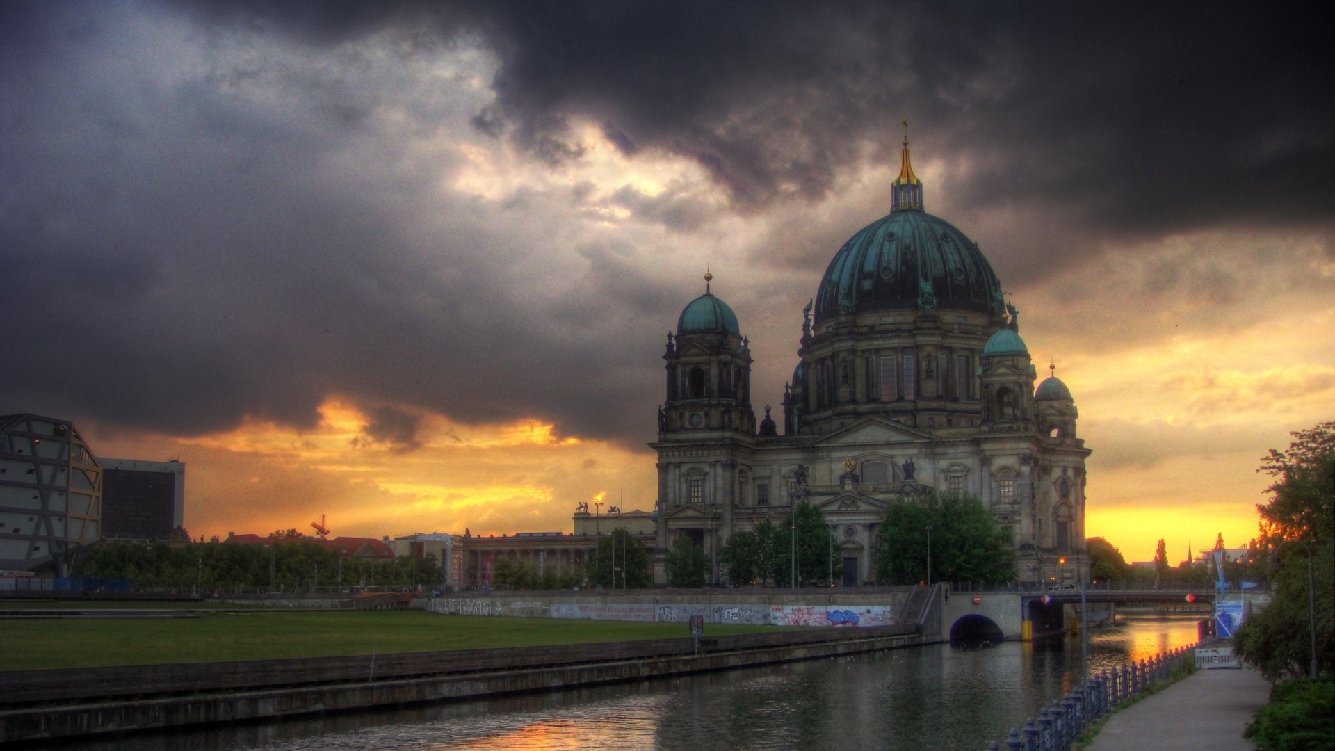 1080P, Berlin Cathedral, Cathedrals, HD Wallpaper