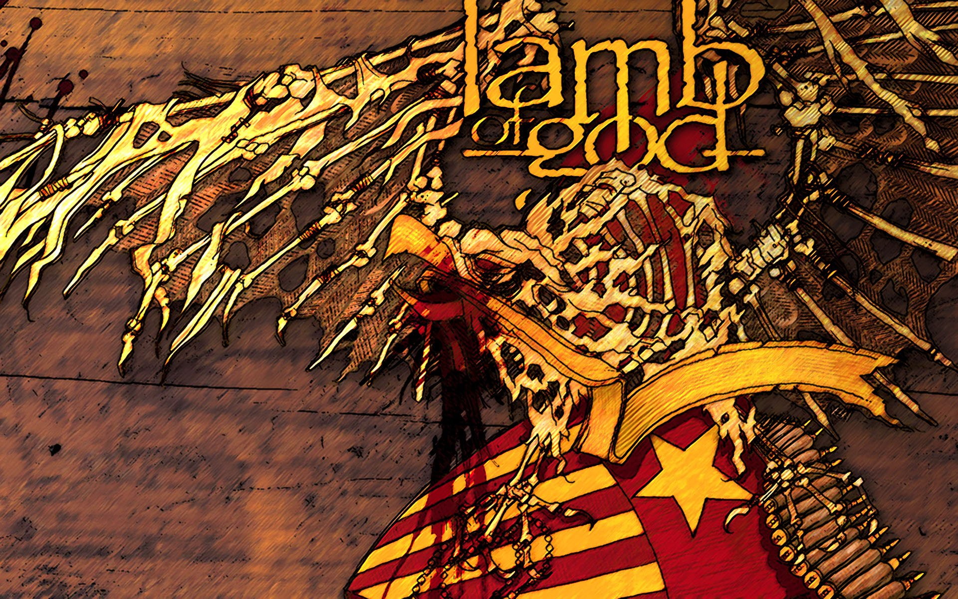 poster, groove, metal, god, lamb, 1080P, heavy, HD Wallpaper