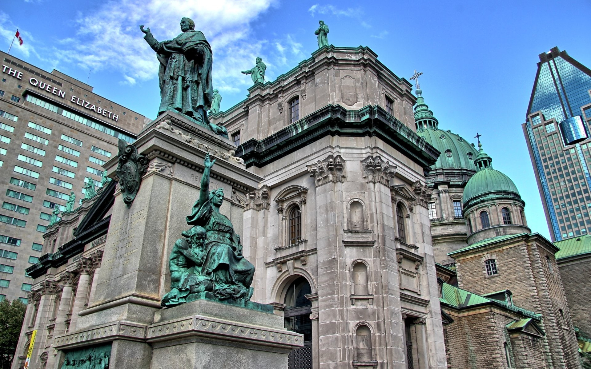 1080P, Basilicas , Basilique-Cathedrale Marie-Reine du Monde in Montreal, HD Wallpaper
