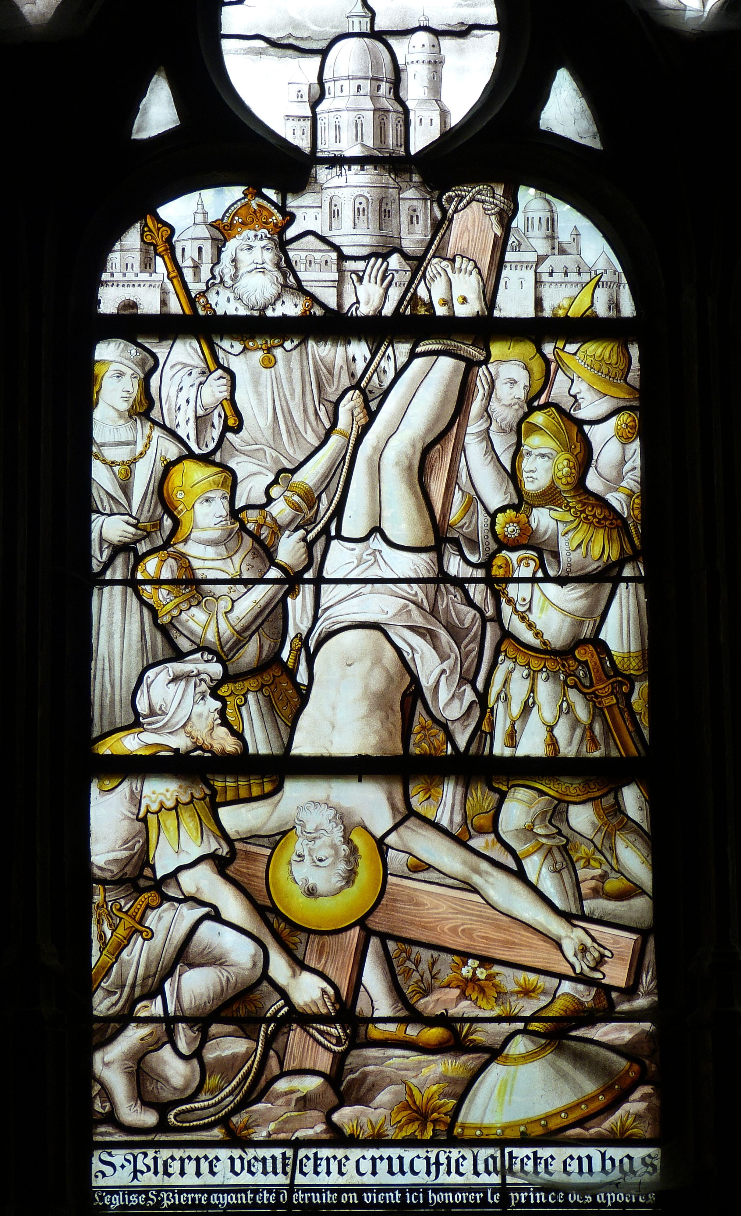 france, belief, jesus, glass - material, descent from the cross, historically, creativity, death, good friday, 4K, art and craft, glass, built structure, Phone HD Wallpaper