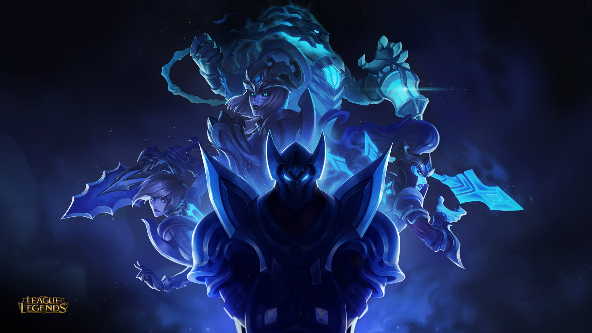 riven, legends, zed, shyvana, 1080P, thresh, league, HD Wallpaper