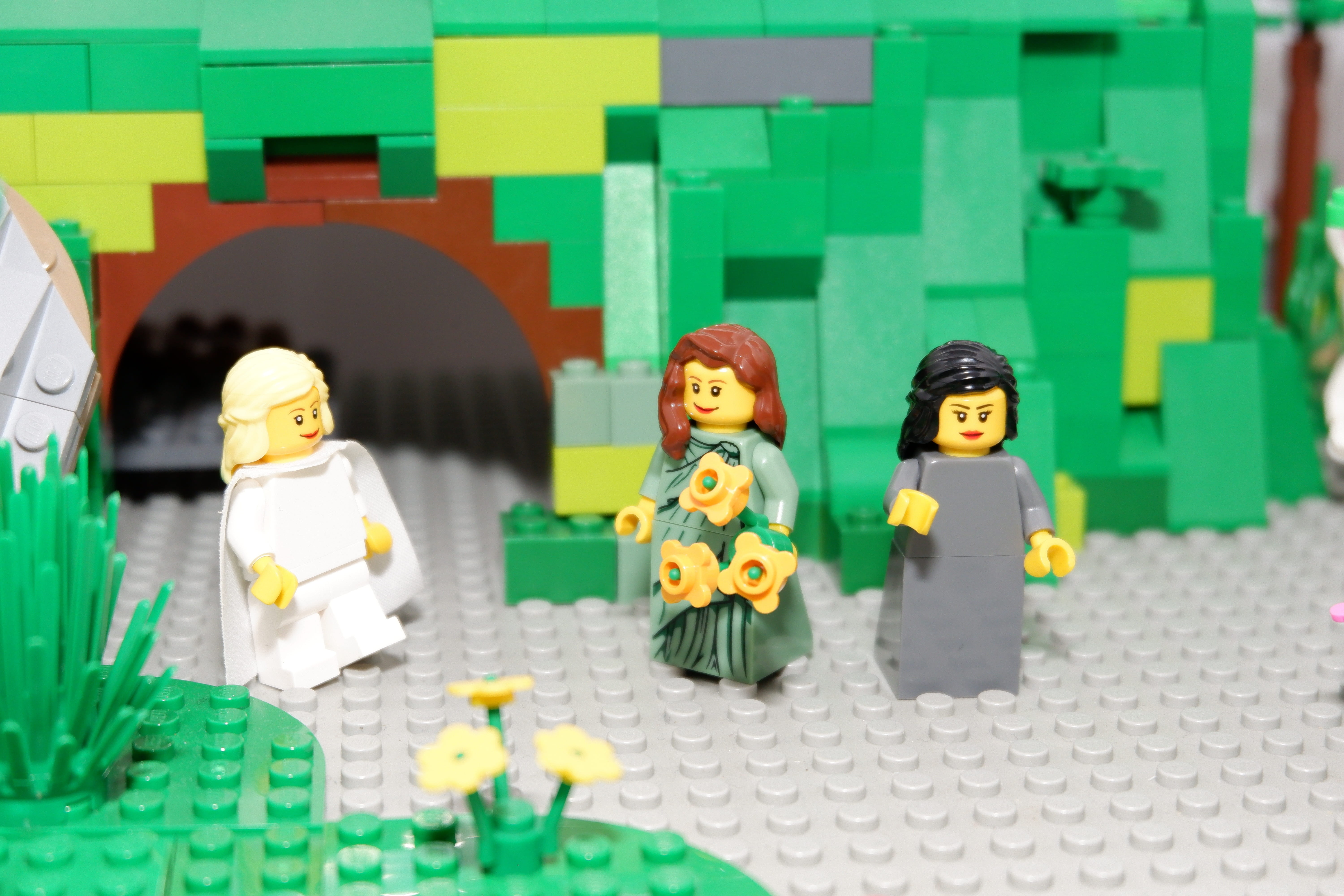 female likeness, art and craft, indoors, figurine, easter story, doll, multi colored, choice, toy, male likeness, lego, no people, still life, selective focus, HD Wallpaper