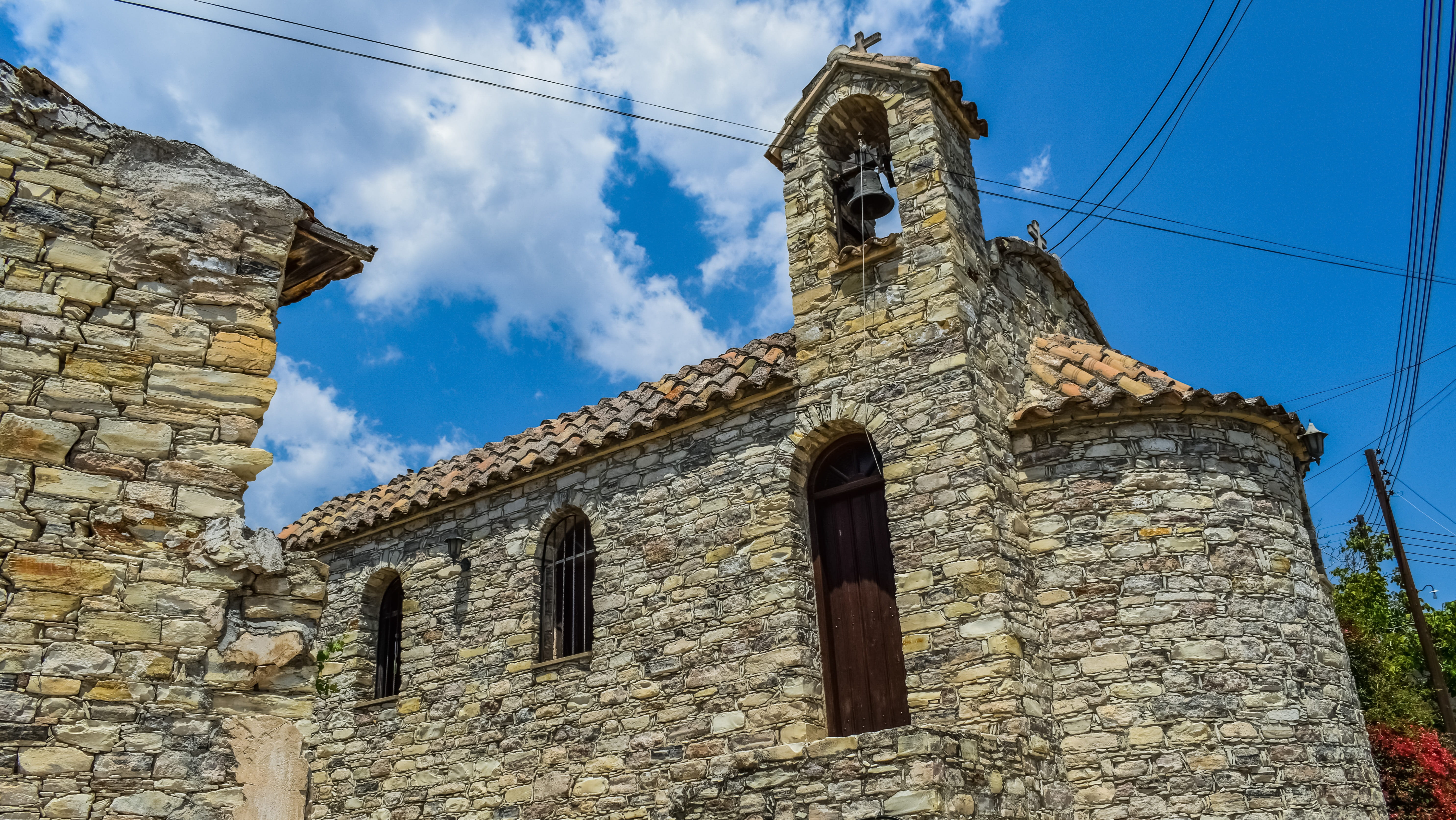 ruined, traditional, kato lefkara, mediterranean, history, ancient civilization, sky, stone wall, 5K, the past, stone, building exterior, orthodox, outdoors, HD Wallpaper