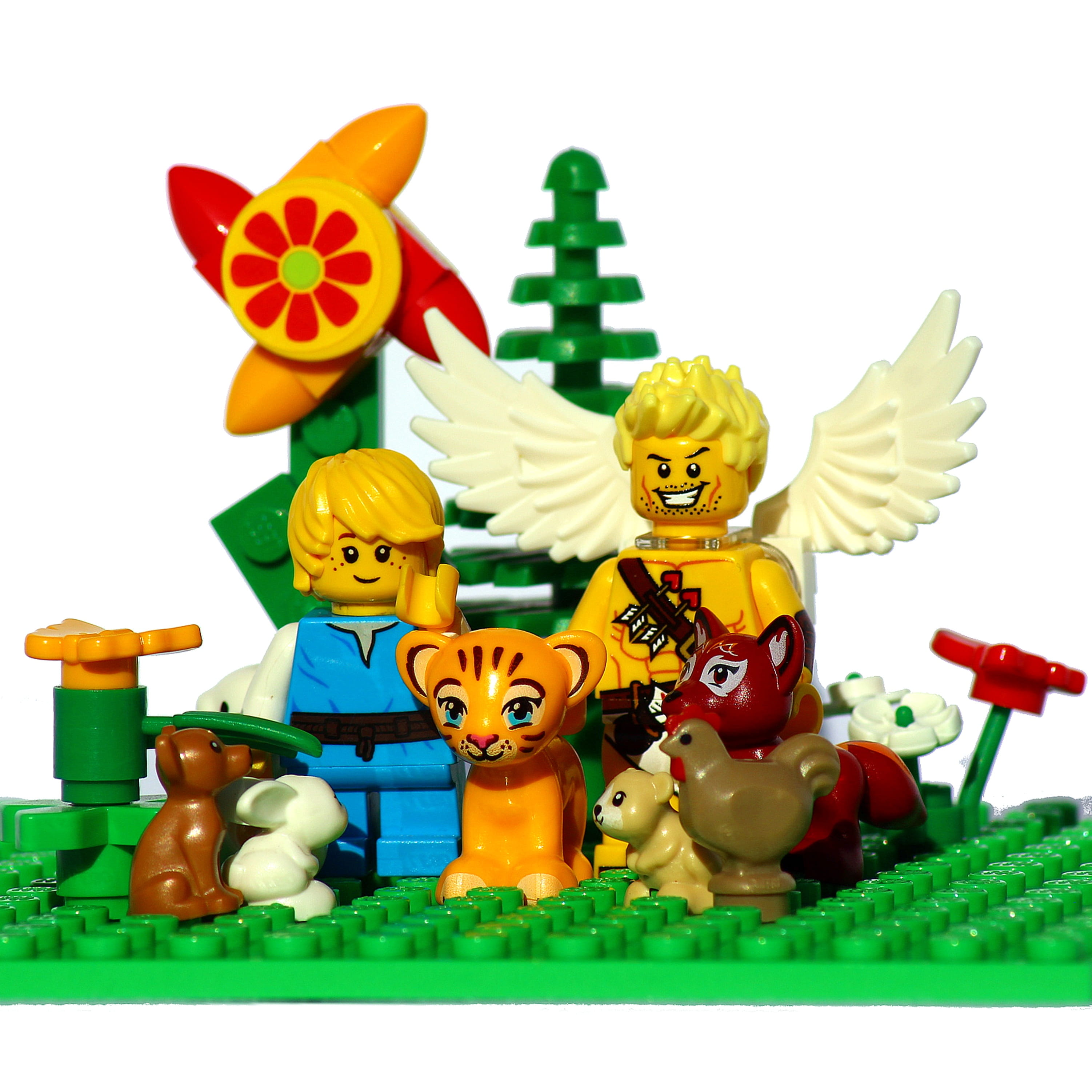 paradise, indoors, creative, dream, stories, mammal, green color, lego, gender, candy, model, angel, sky, toy, bible, holiday, multi colored, 2K, figurine, Phone HD Wallpaper